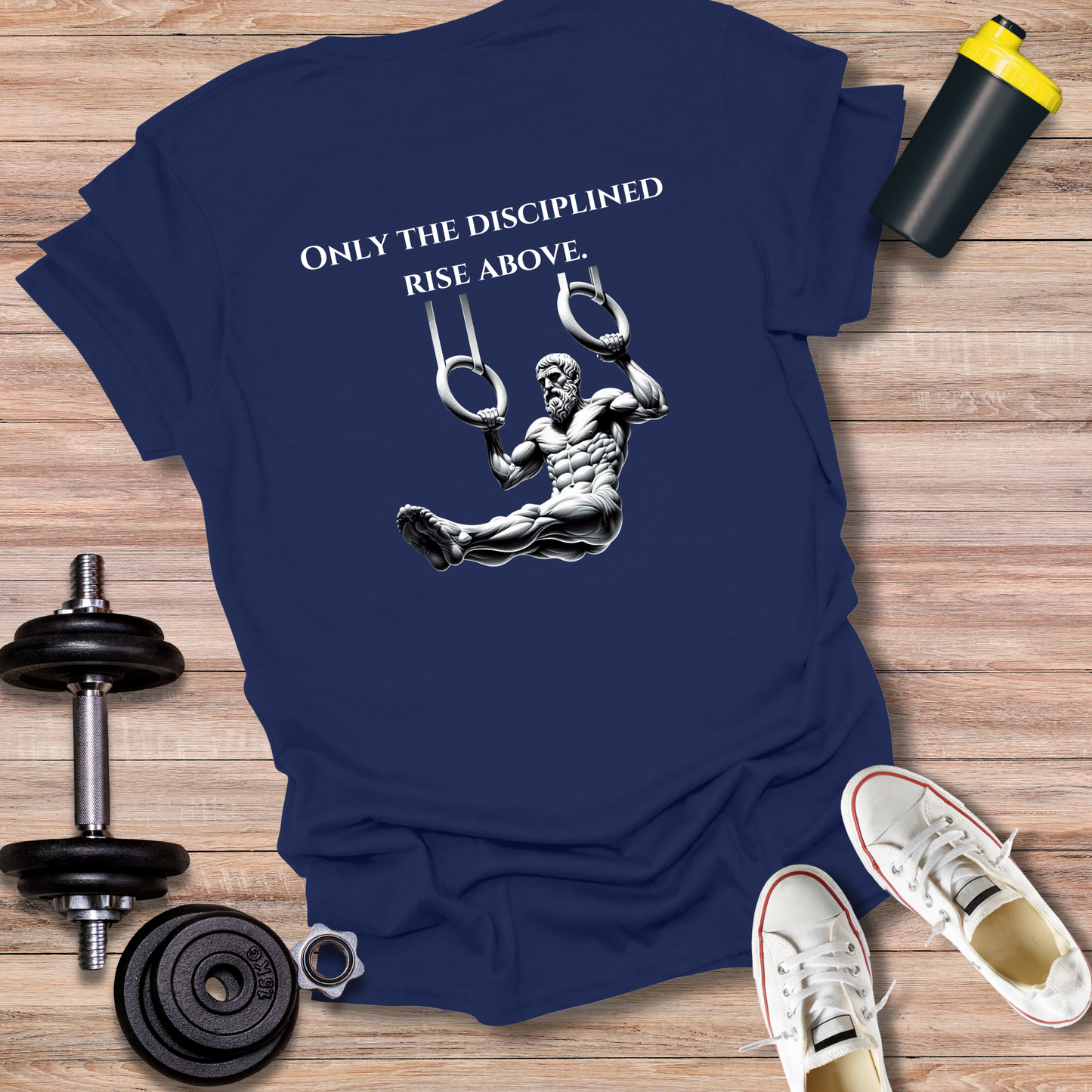 StoicLift Unisex Softstyle T-Shirt – "Only the disciplined rise above."
