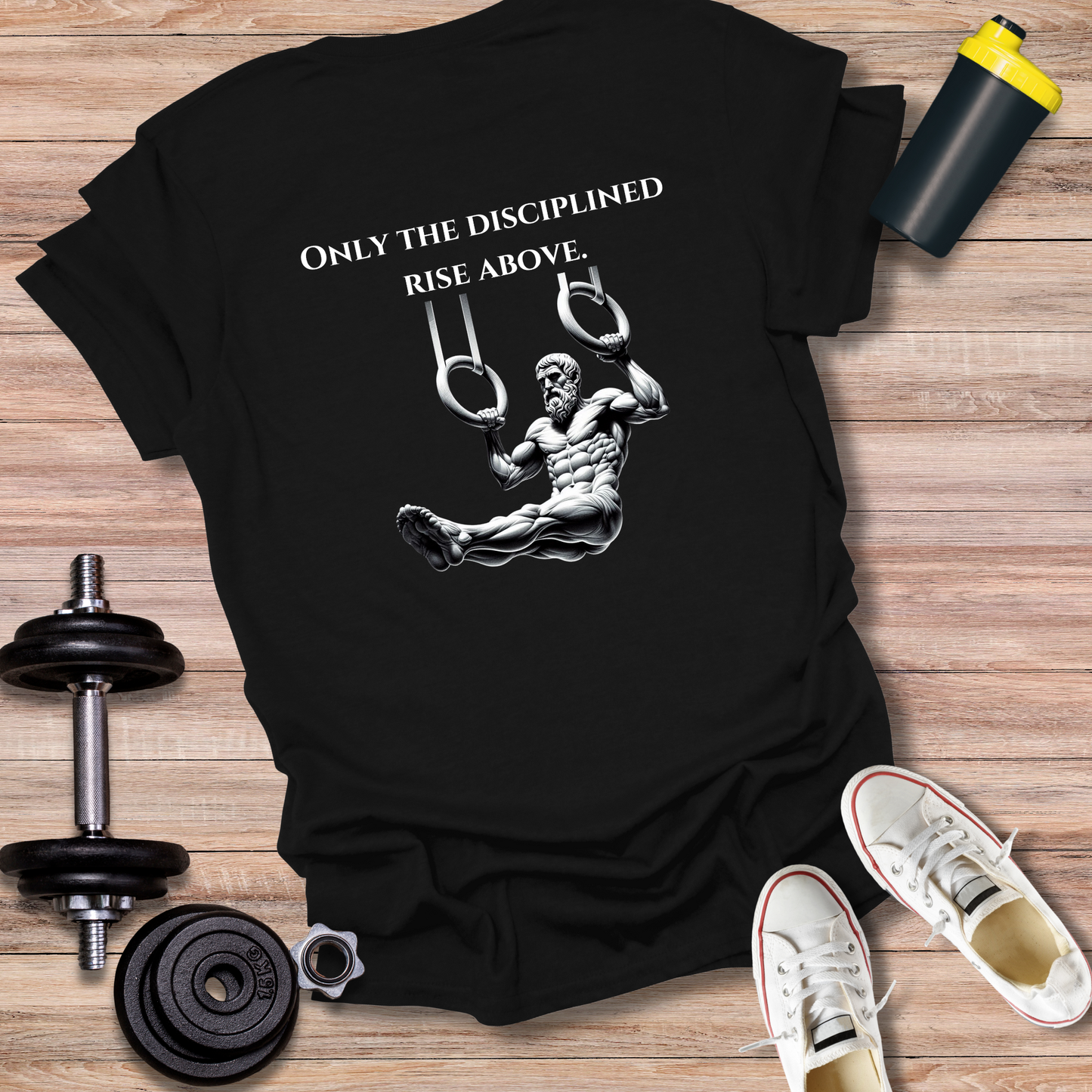 StoicLift Unisex Softstyle T-Shirt – "Only the disciplined rise above."