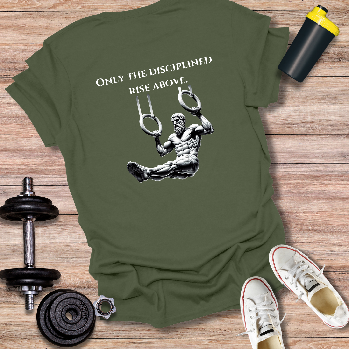 StoicLift Unisex Softstyle T-Shirt – "Only the disciplined rise above."