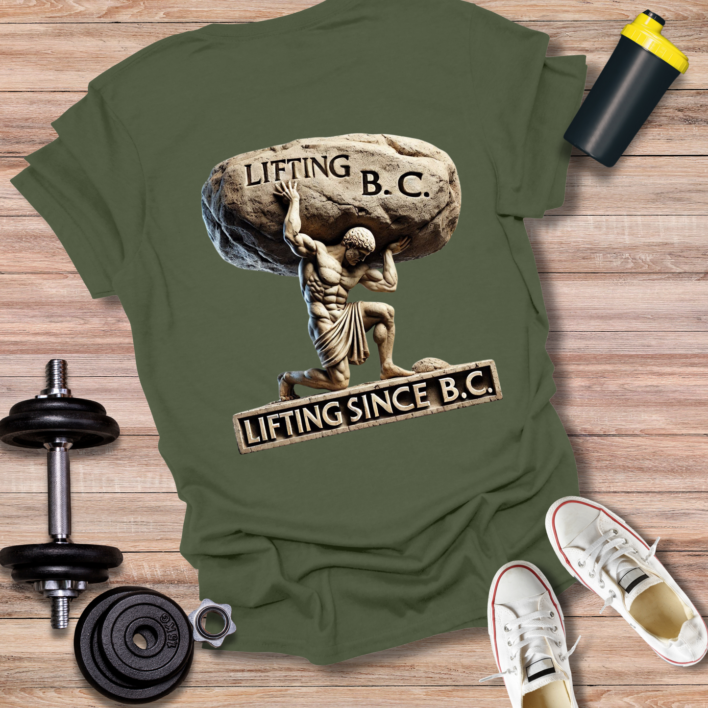 StoicLift Unisex Softstyle T-Shirt – "Lifting since B.C."
