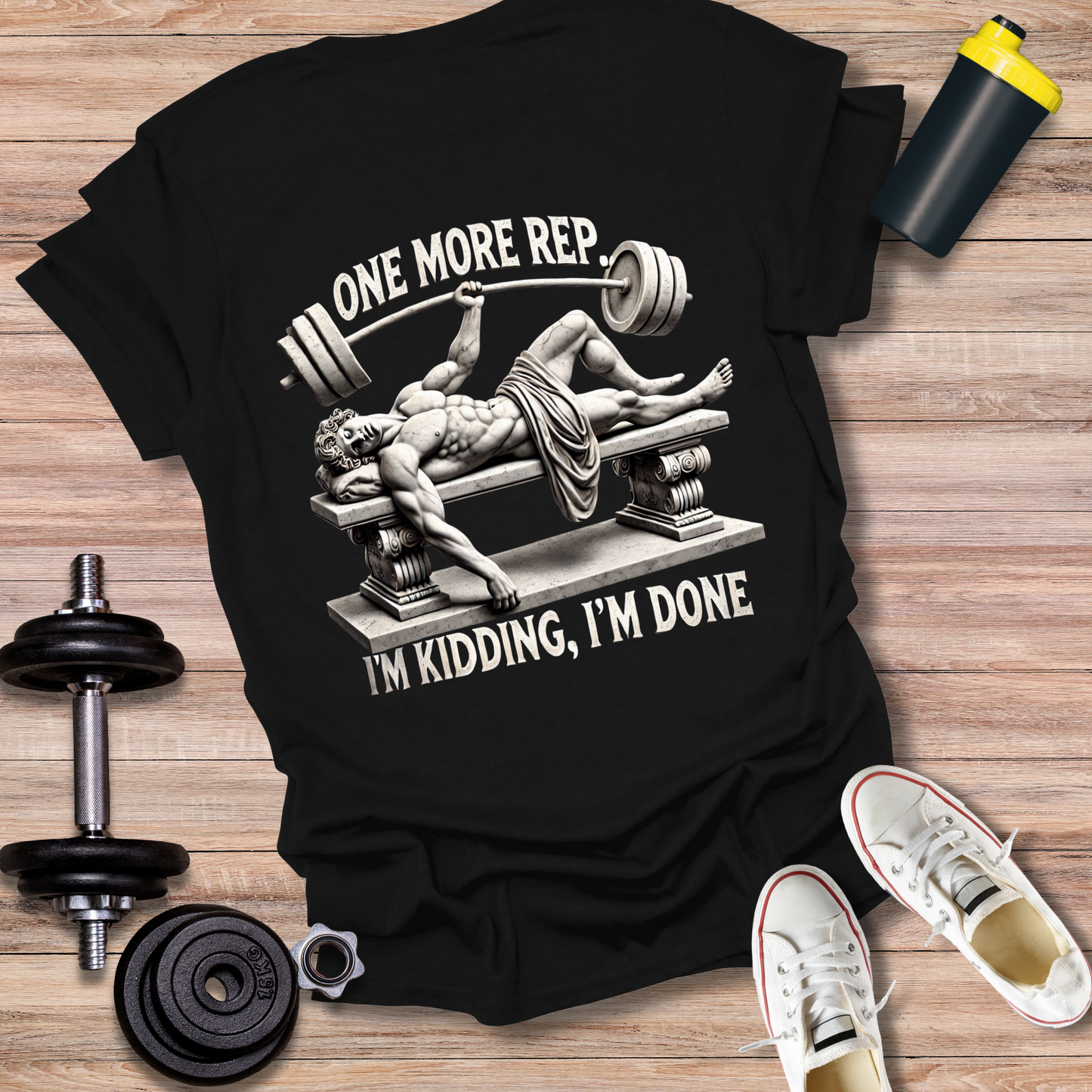 StoicLift Unisex Softstyle T-Shirt – "One more rep... I'm kidding, I'm done."
