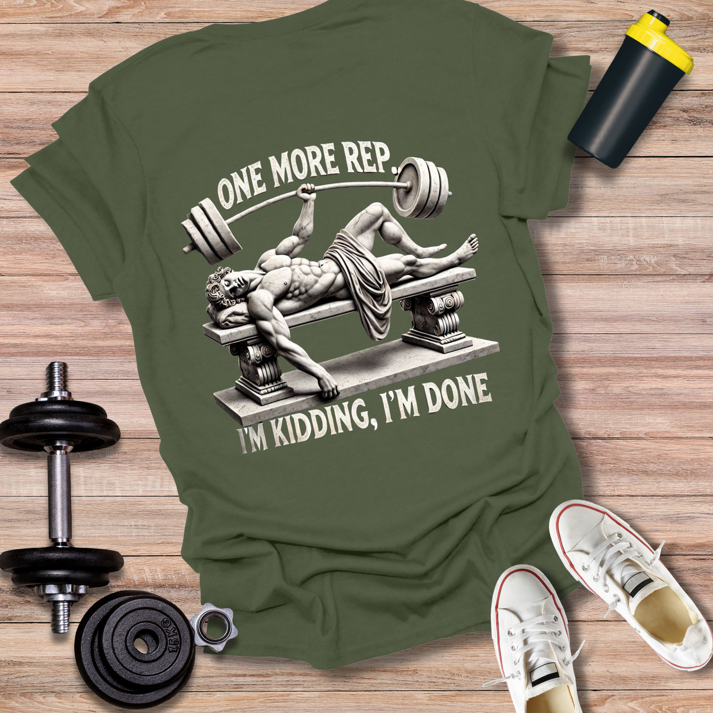 StoicLift Unisex Softstyle T-Shirt – "One more rep... I'm kidding, I'm done."