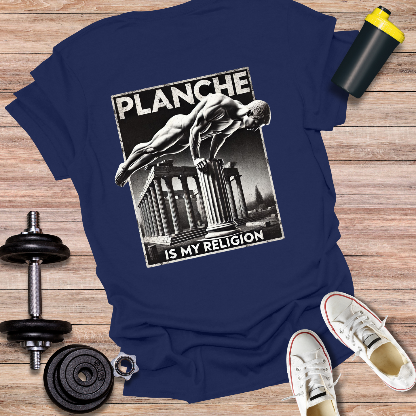 StoicLift Unisex Softstyle T-Shirt – "Planche is my religion."