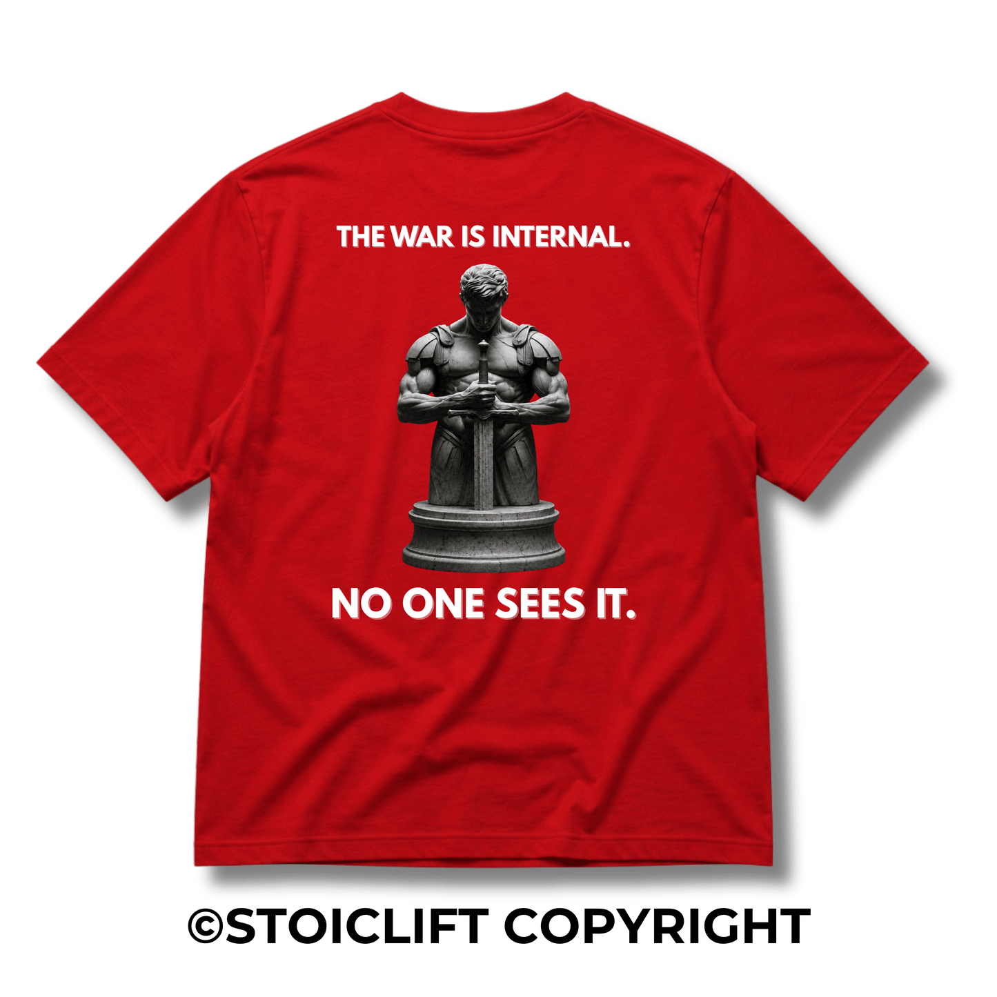 "THE WAR IS INTERNAL." - Heavyweight Oversized Tee