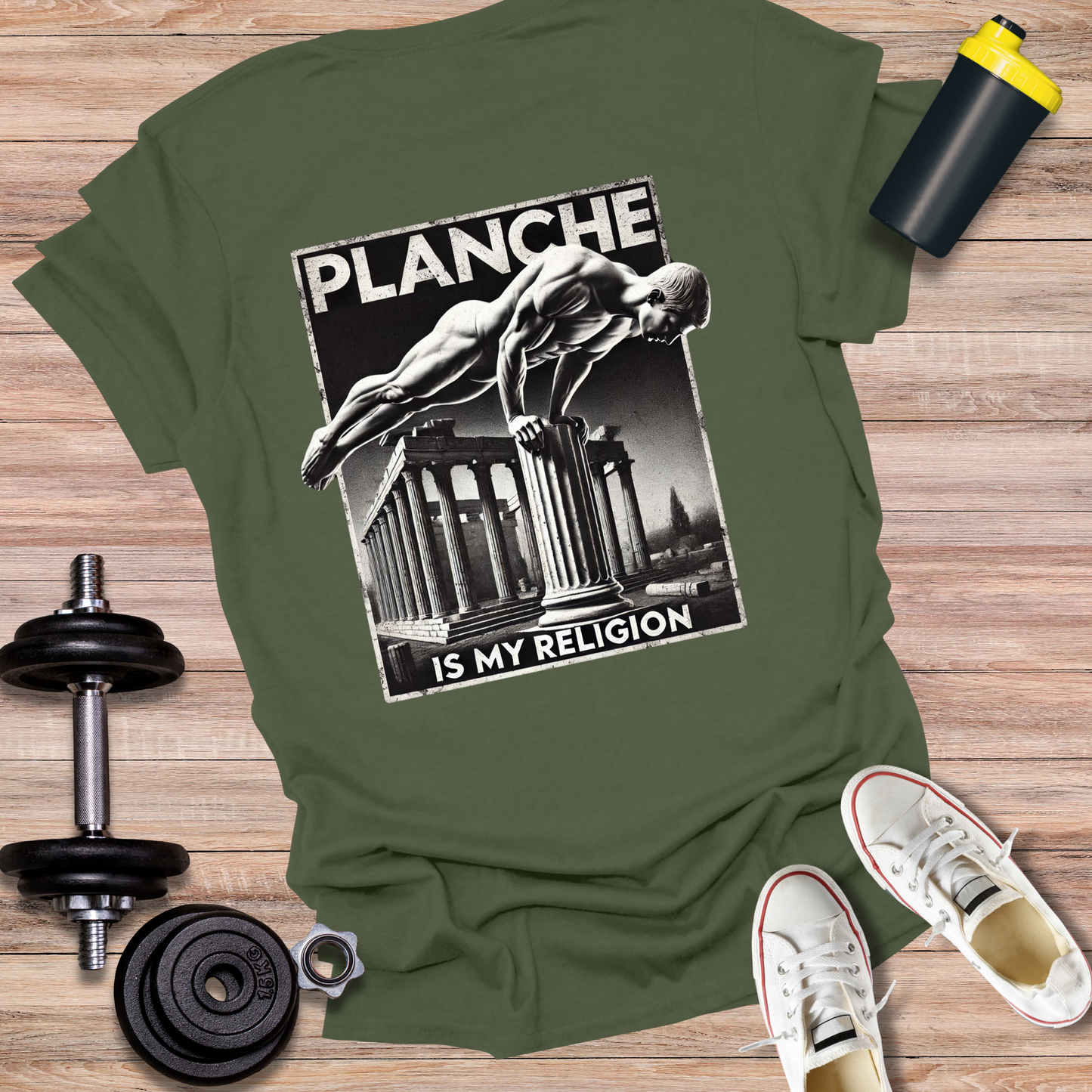 StoicLift Unisex Softstyle T-Shirt – "Planche is my religion."