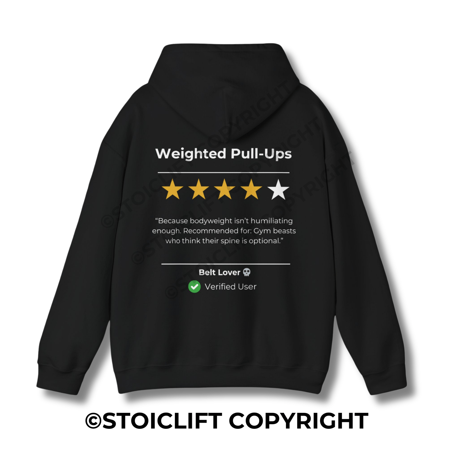 StoicLift Heavy Blend Hoodie - "Weighted Pull-Ups"