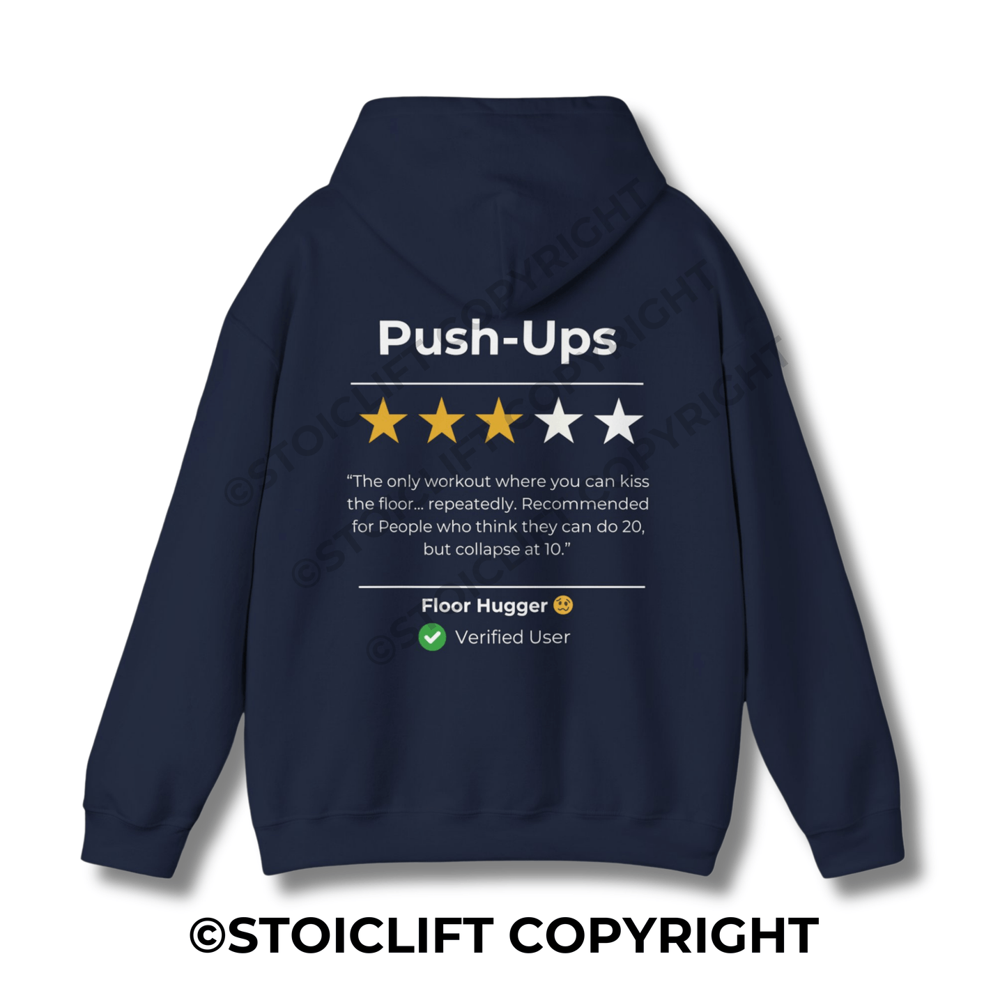StoicLift Heavy Blend Hoodie - "Push-Ups"