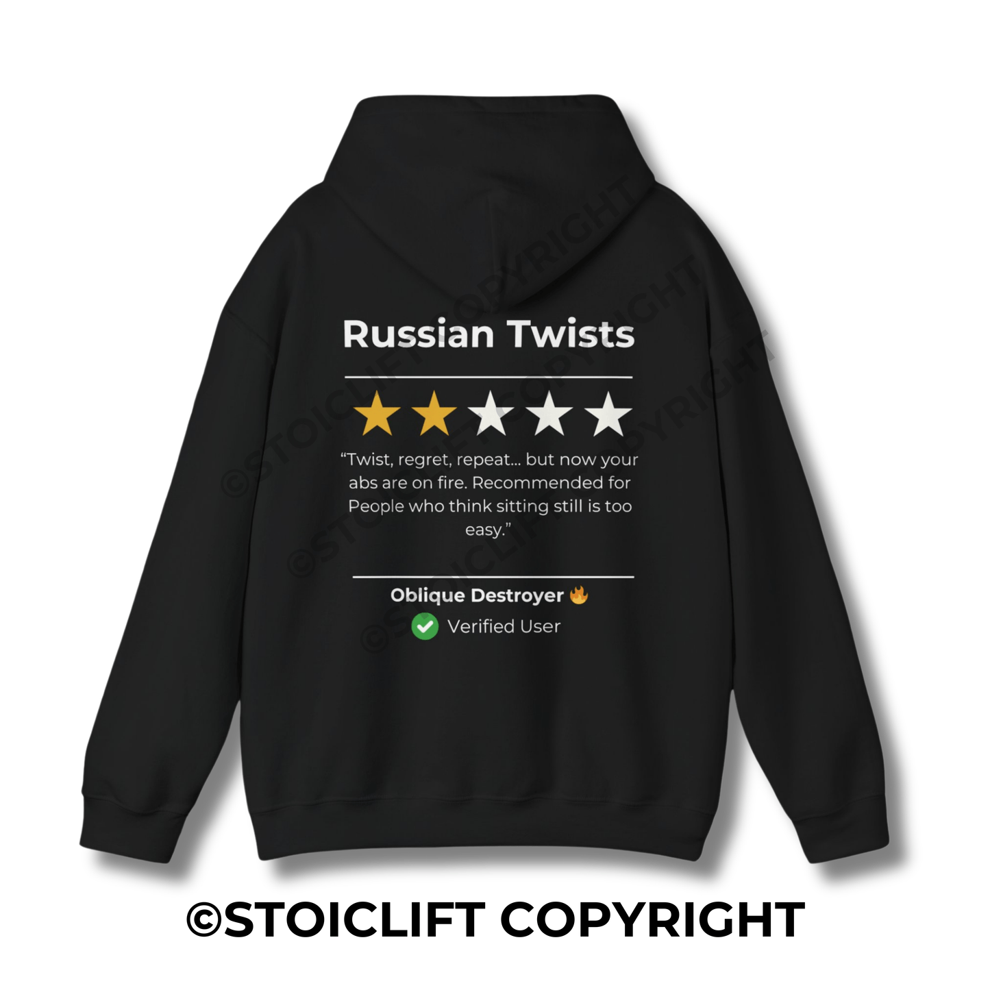 StoicLift Heavy Blend Hoodie - "Russian Twists"