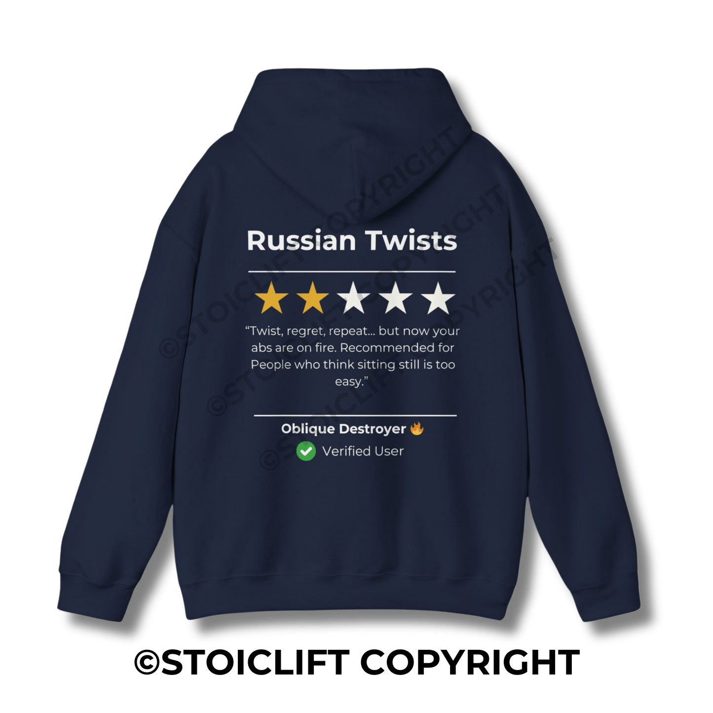 StoicLift Heavy Blend Hoodie - "Russian Twists"
