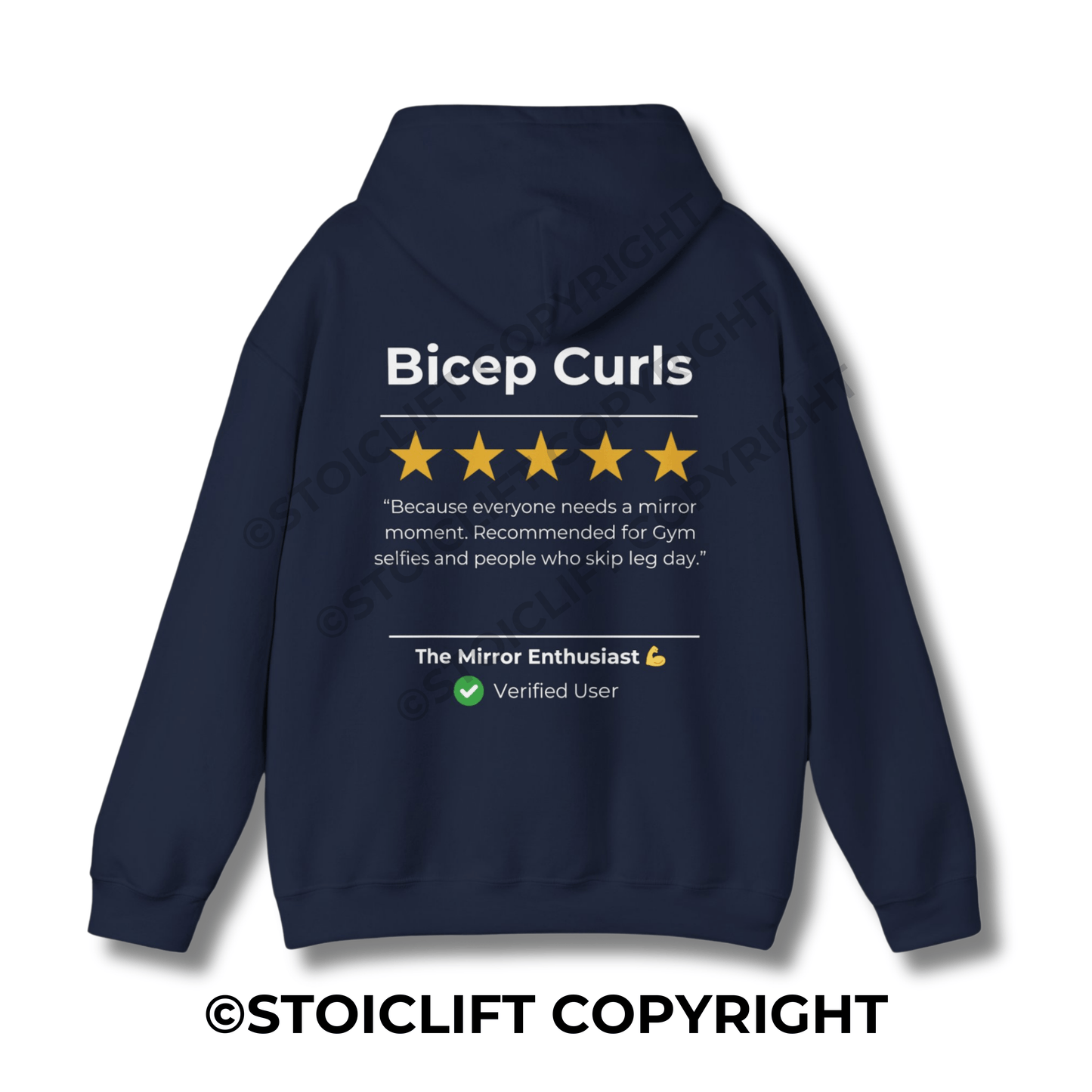 StoicLift Heavy Blend Hoodie - "Bicep Curls"