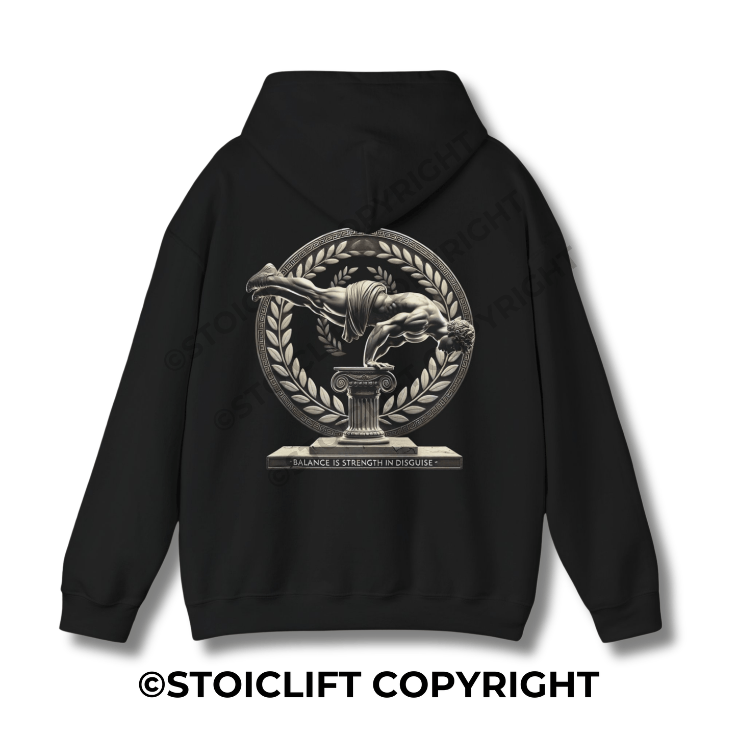 StoicLift Heavy Blend Hoodie - "Balance is strength in disguise."