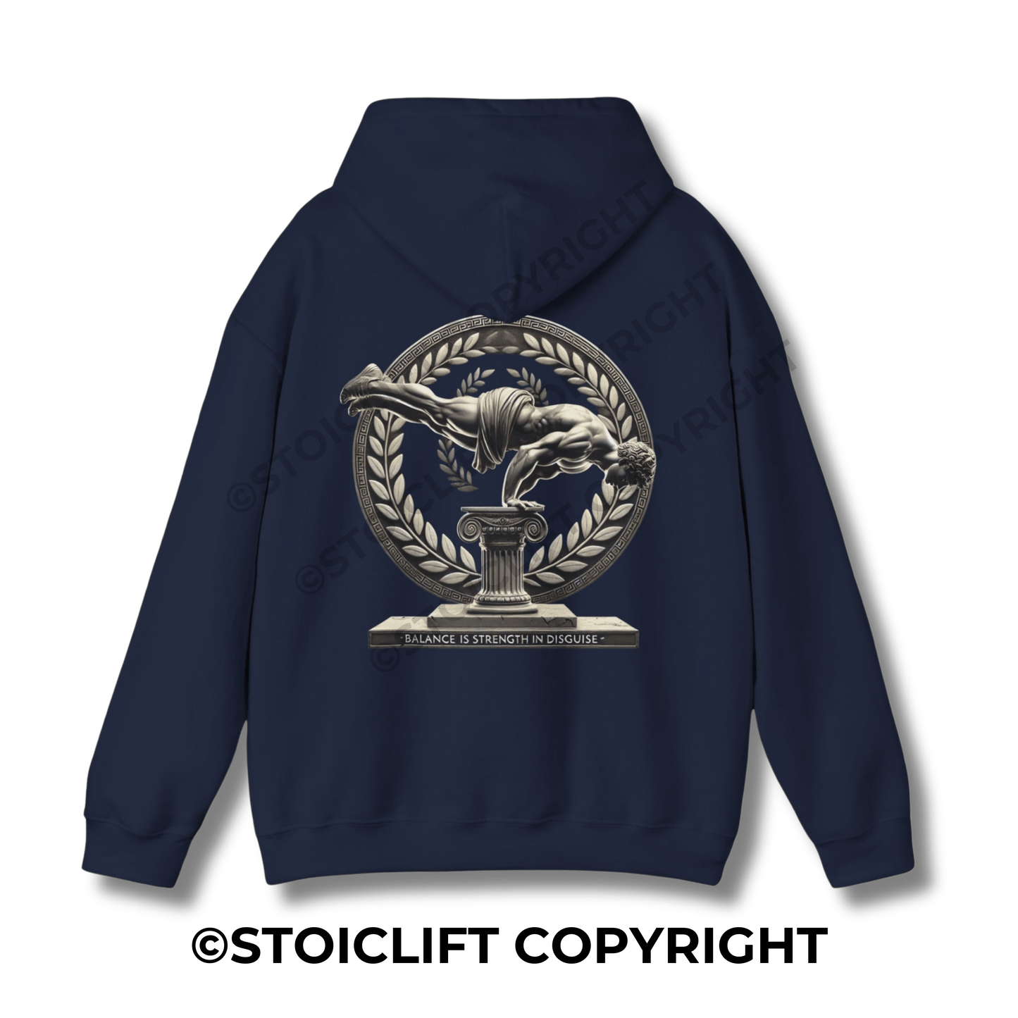 StoicLift Heavy Blend Hoodie - "Balance is strength in disguise."