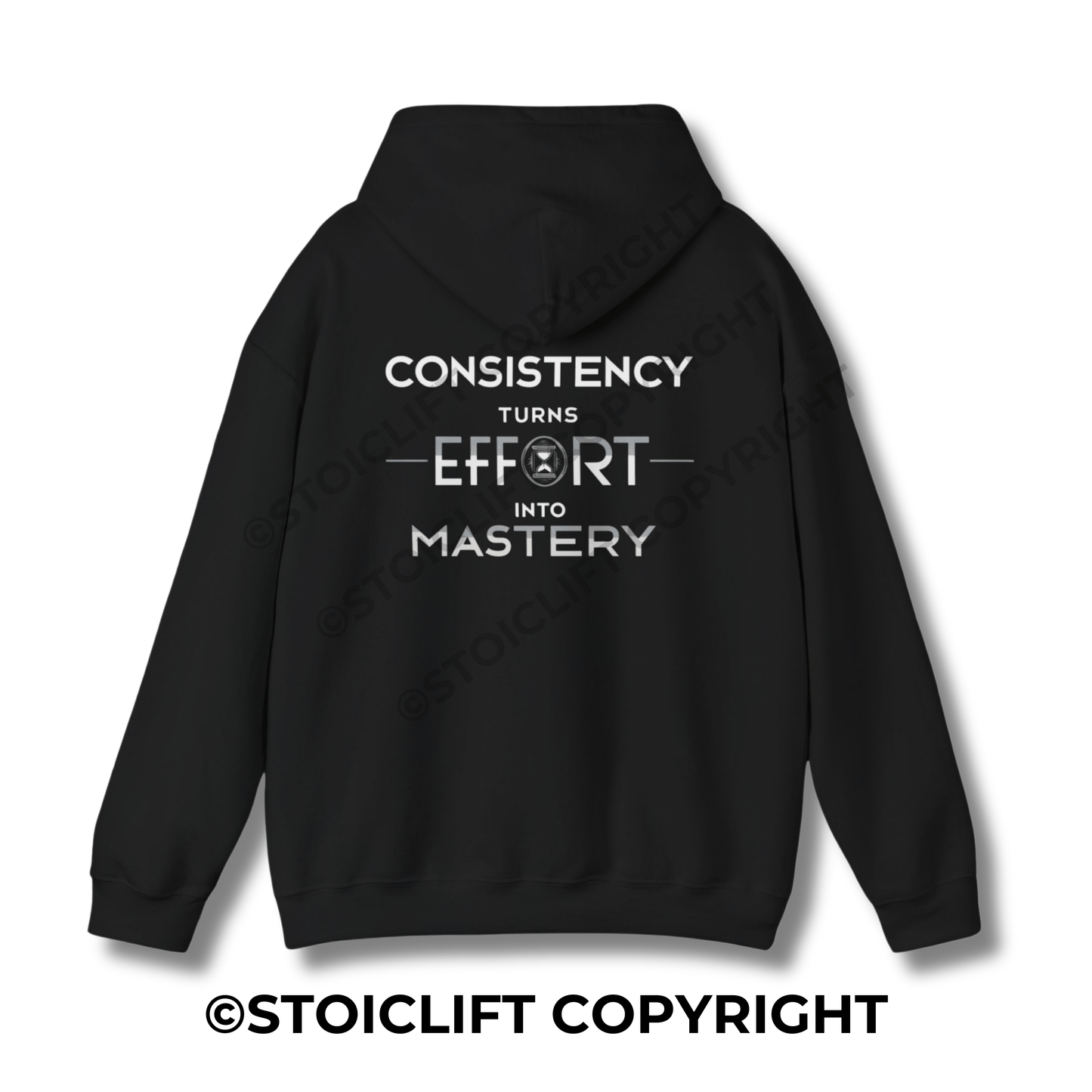 StoicLift Heavy Blend Hoodie - "Consistency turns effort into mastery."