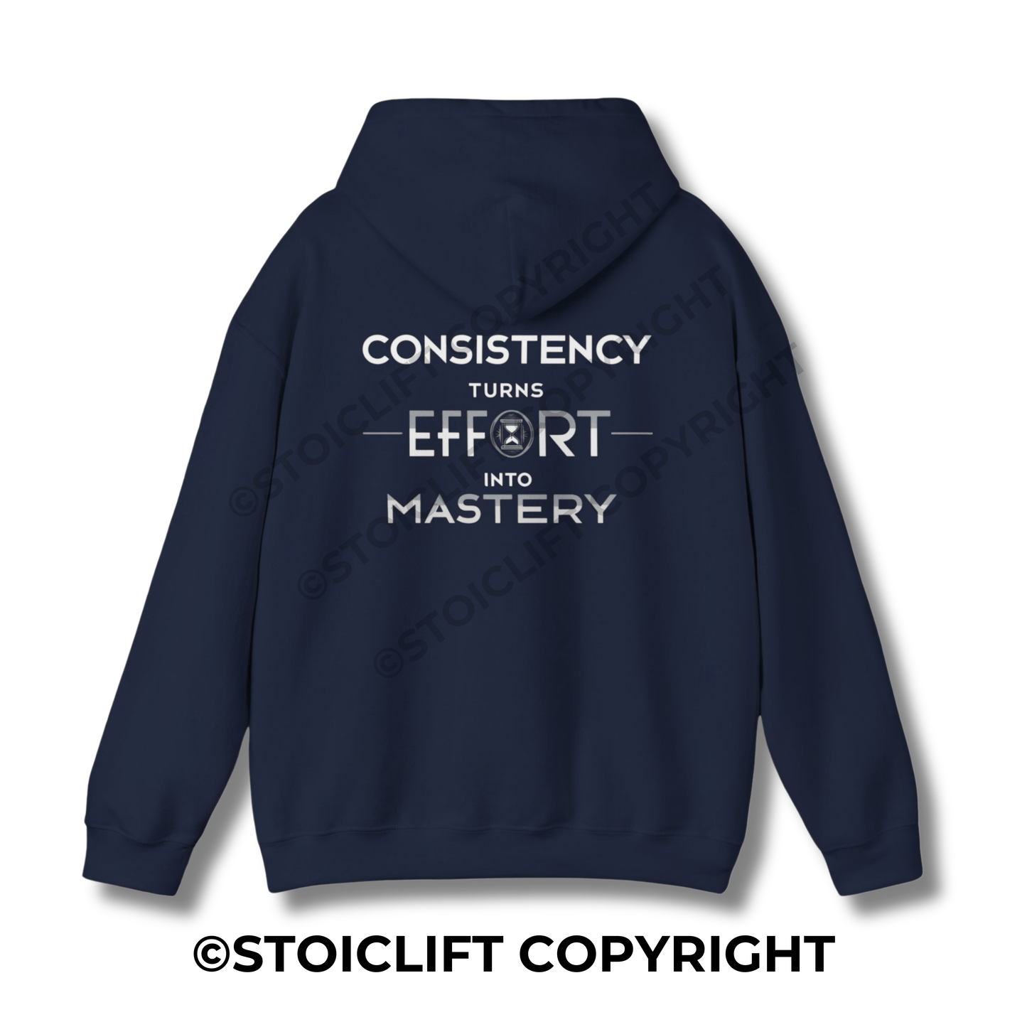 StoicLift Heavy Blend Hoodie - "Consistency turns effort into mastery."