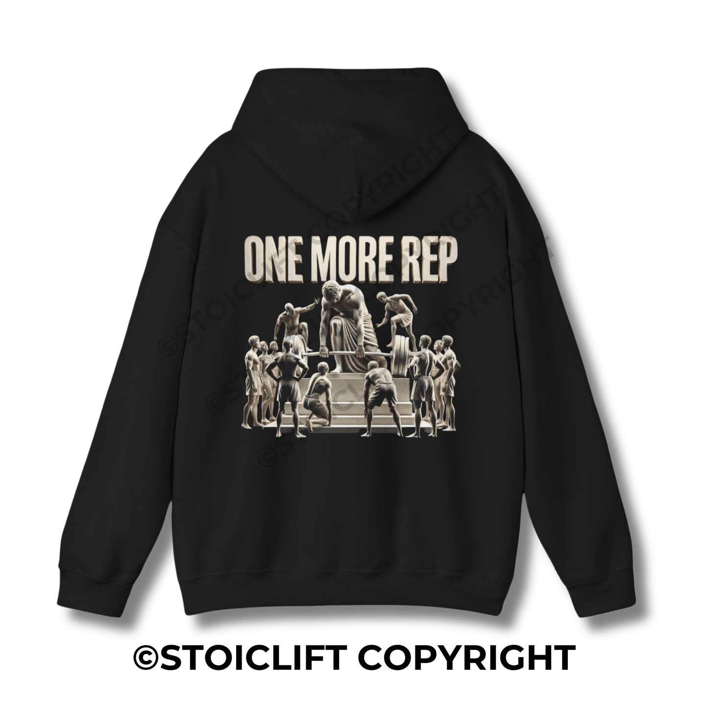 StoicLift Heavy Blend Hoodie - "One more rep."