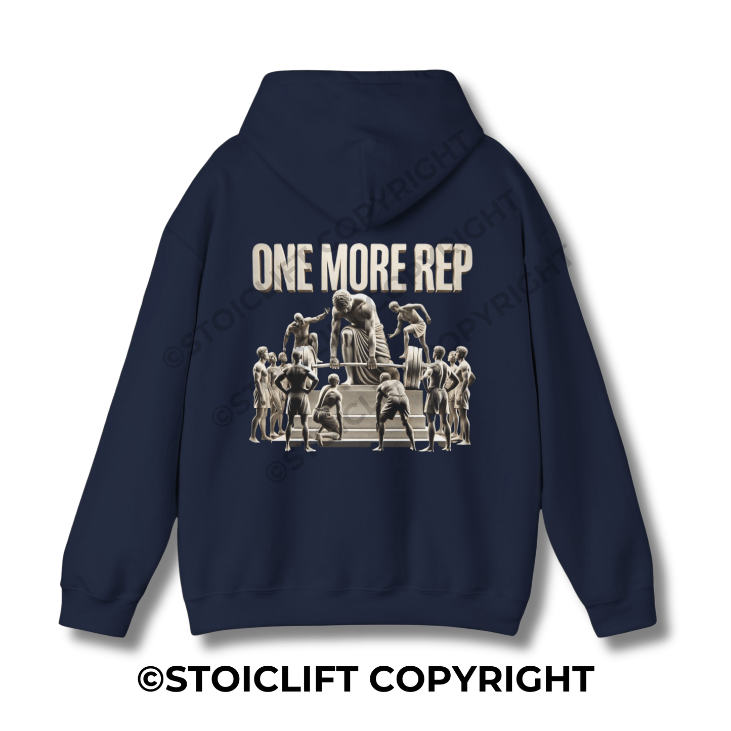 StoicLift Heavy Blend Hoodie - "One more rep."