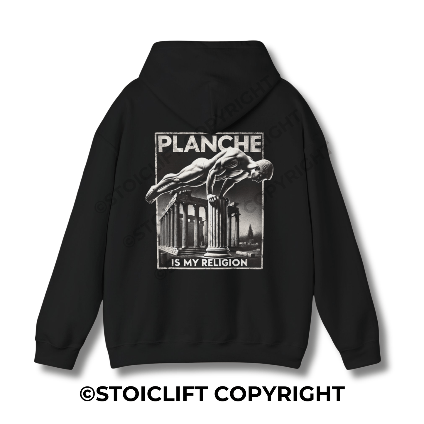 StoicLift Heavy Blend Hoodie - "Planche is my religion."
