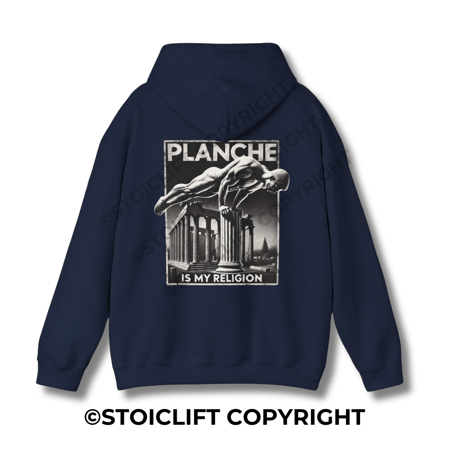StoicLift Heavy Blend Hoodie - "Planche is my religion."