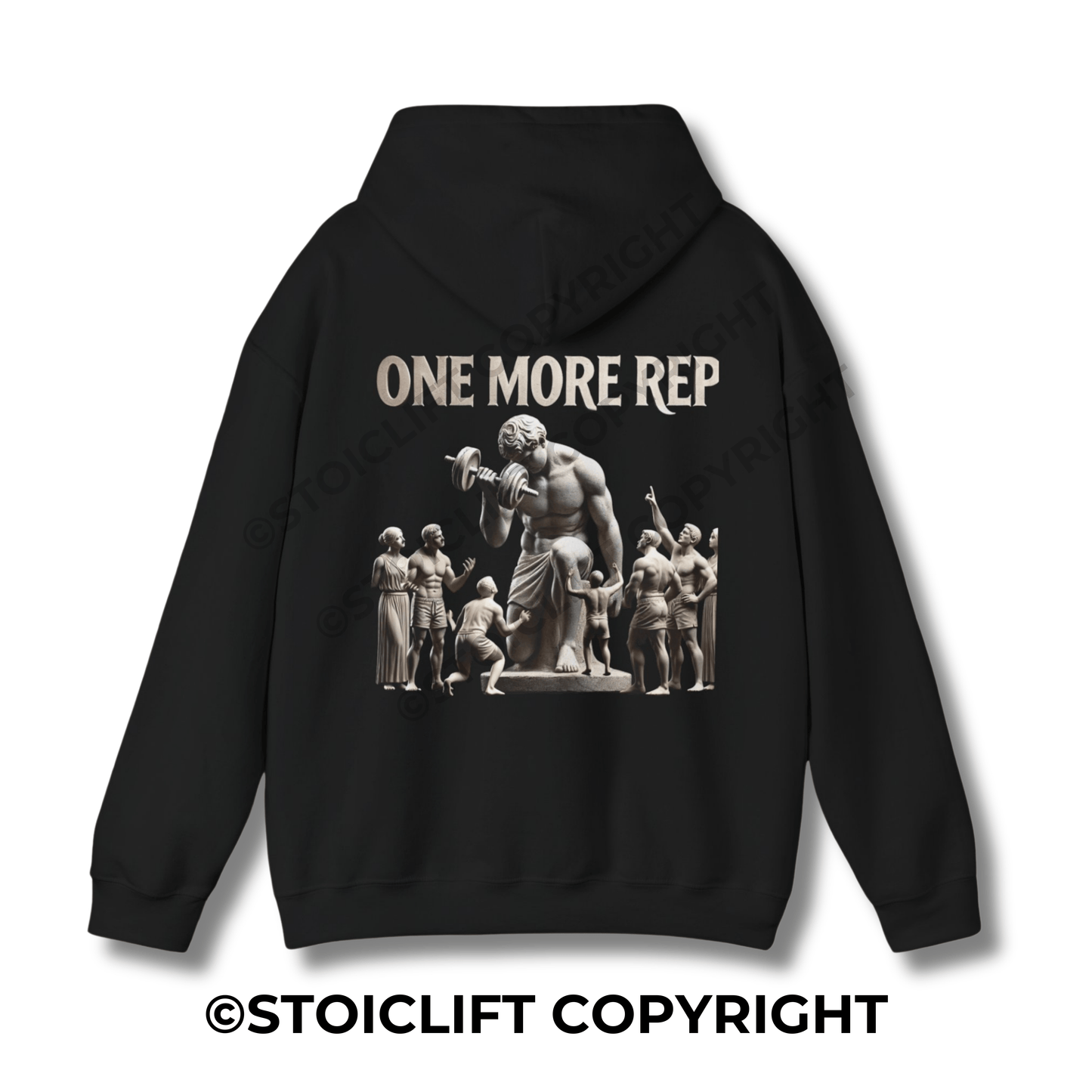 StoicLift Heavy Blend Hoodie - "One more rep."