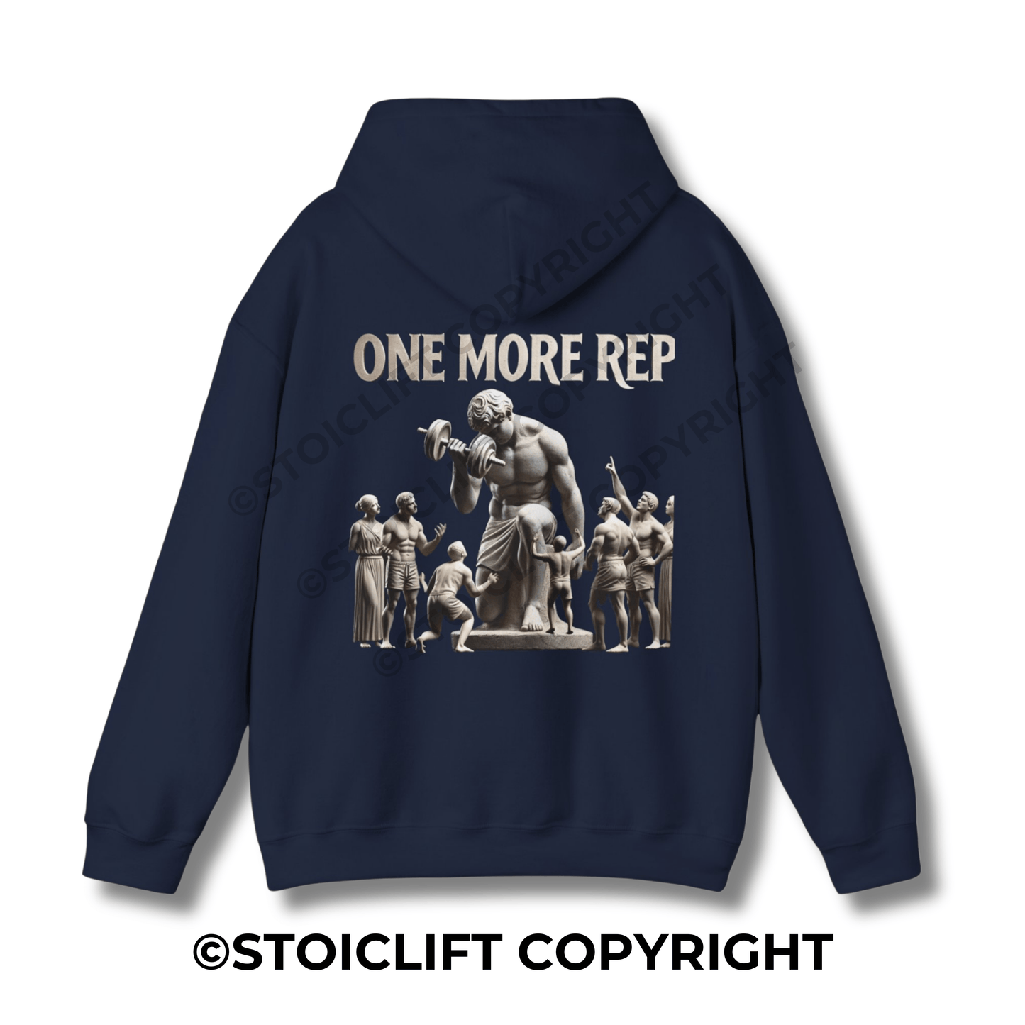 StoicLift Heavy Blend Hoodie - "One more rep."