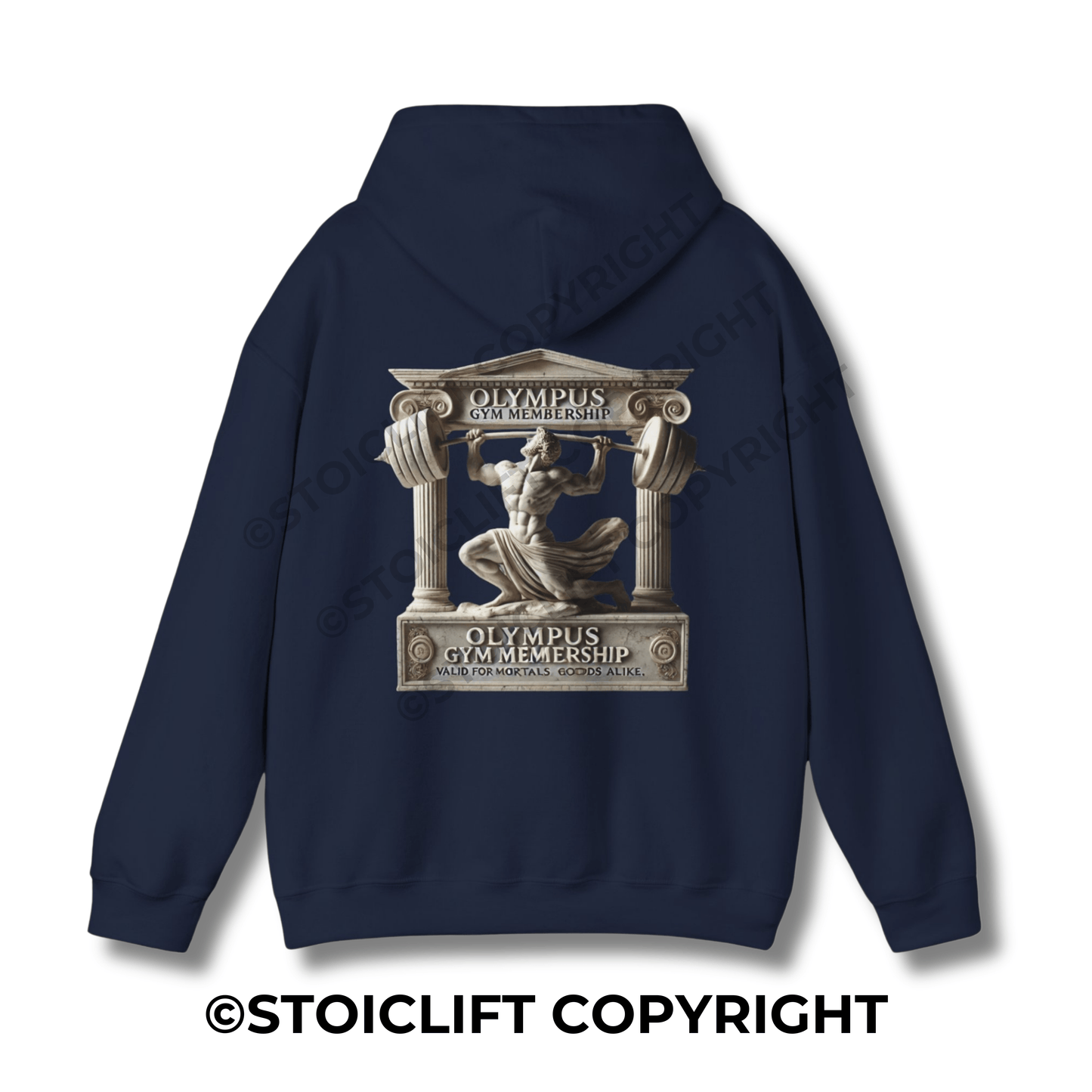 StoicLift Heavy Blend Hoodie - "Olympus Gym Membership."