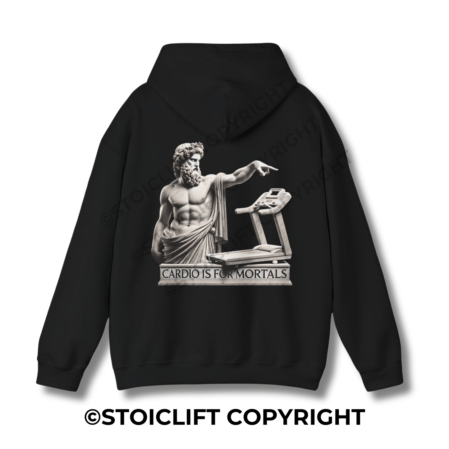 StoicLift Heavy Blend Hoodie - "Cardio is for mortals."
