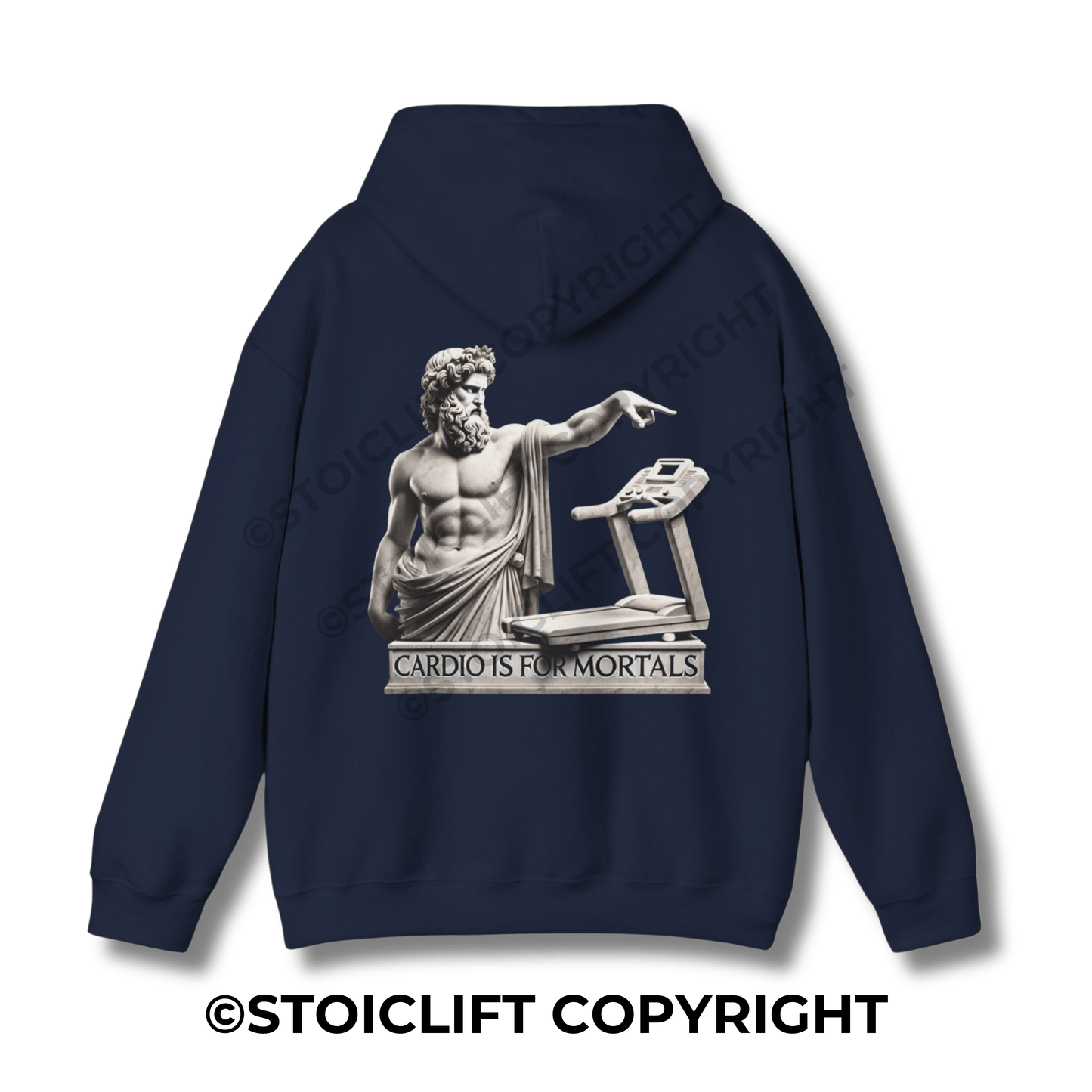 StoicLift Heavy Blend Hoodie - "Cardio is for mortals."