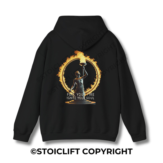 StoicLift Heavy Blend Hoodie - "Fuel your fire, ignite your soul."