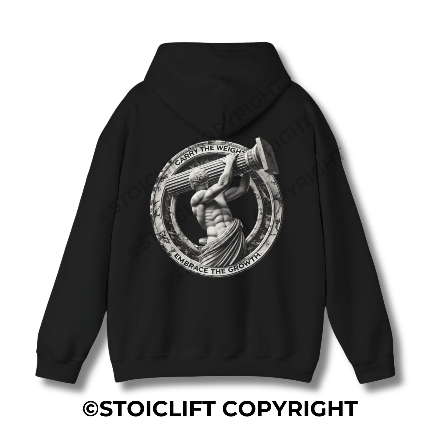 StoicLift Heavy Blend Hoodie - "Carry the weight, embrace the growth."