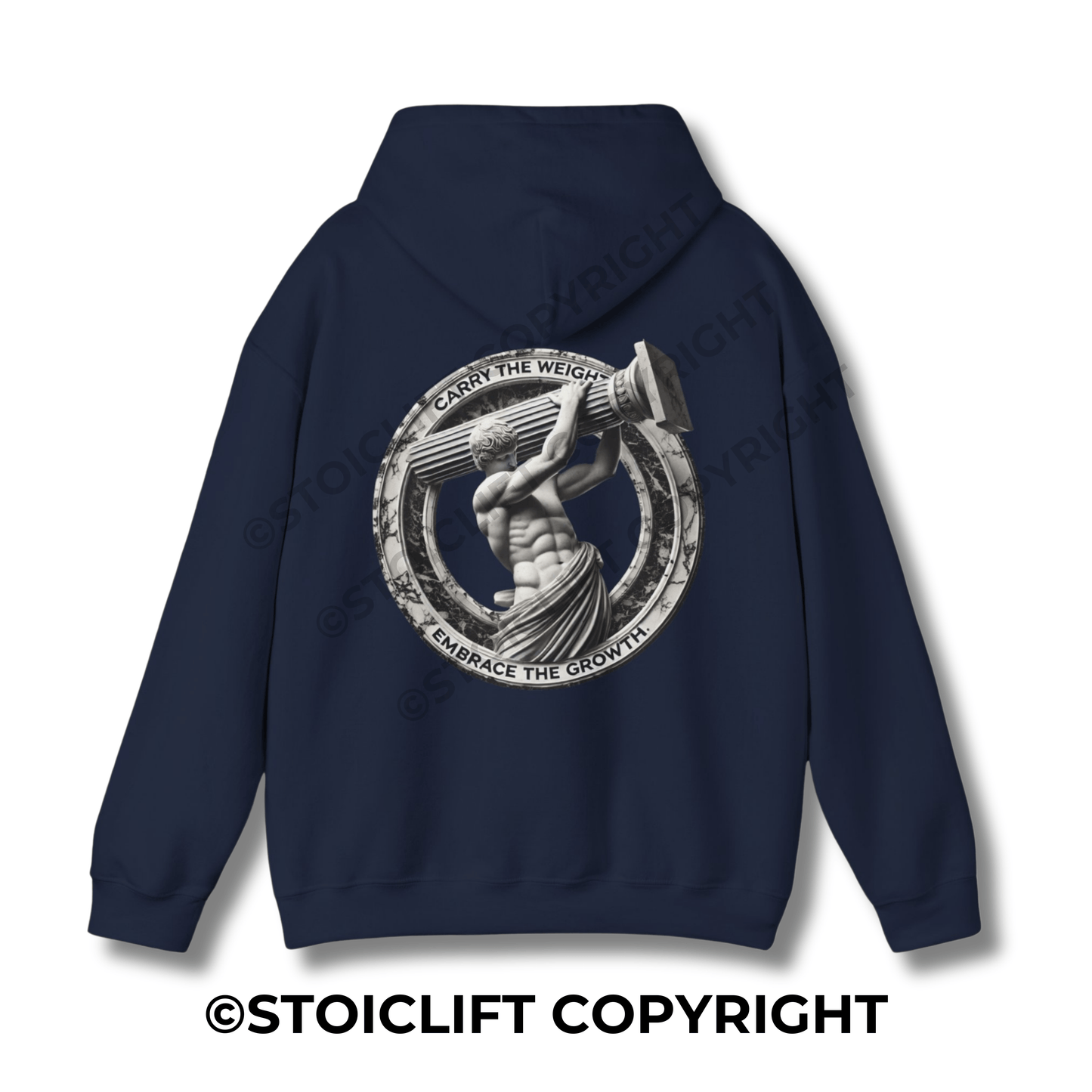 StoicLift Heavy Blend Hoodie - "Carry the weight, embrace the growth."