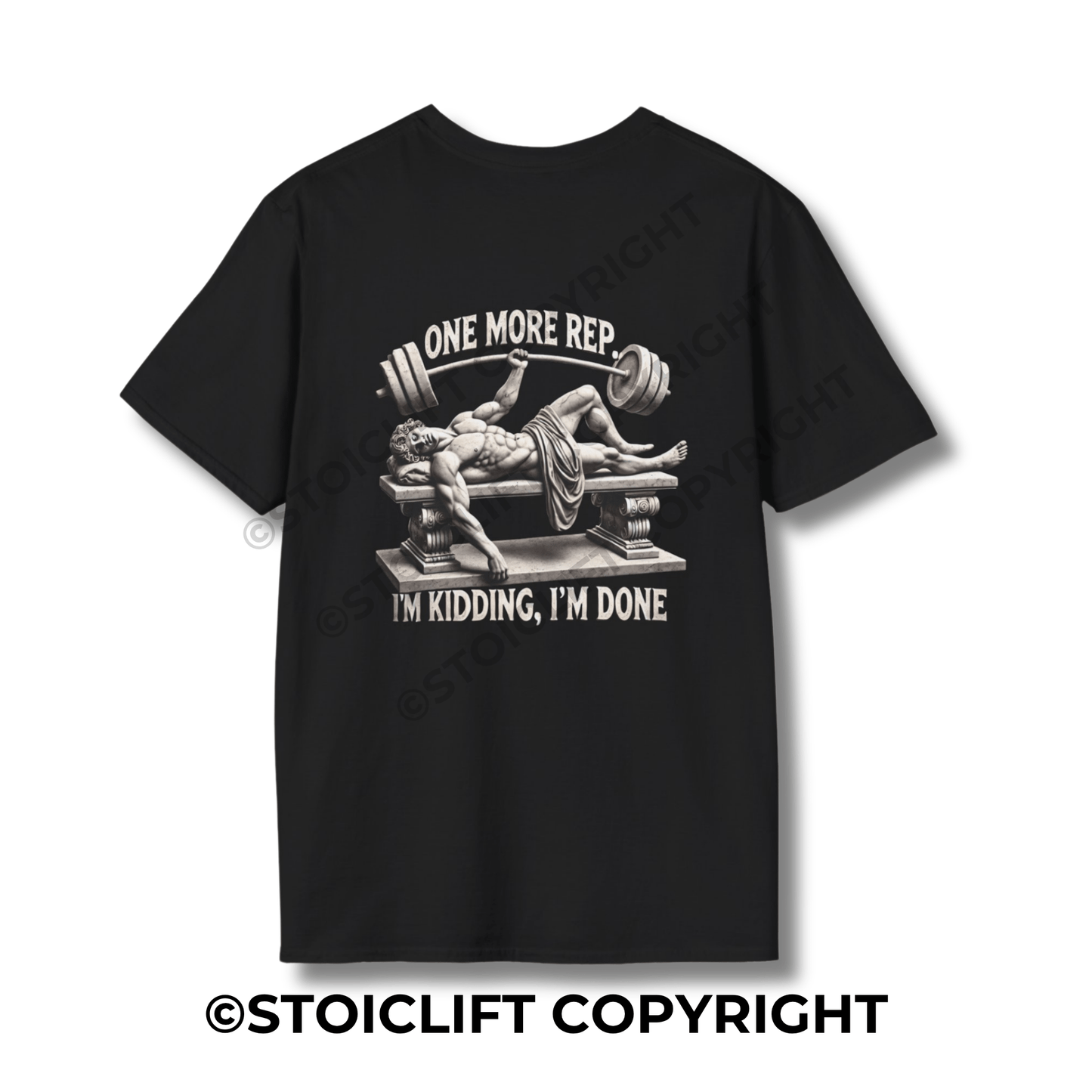 StoicLift Unisex Softstyle T-Shirt – "One more rep... I'm kidding, I'm done.."