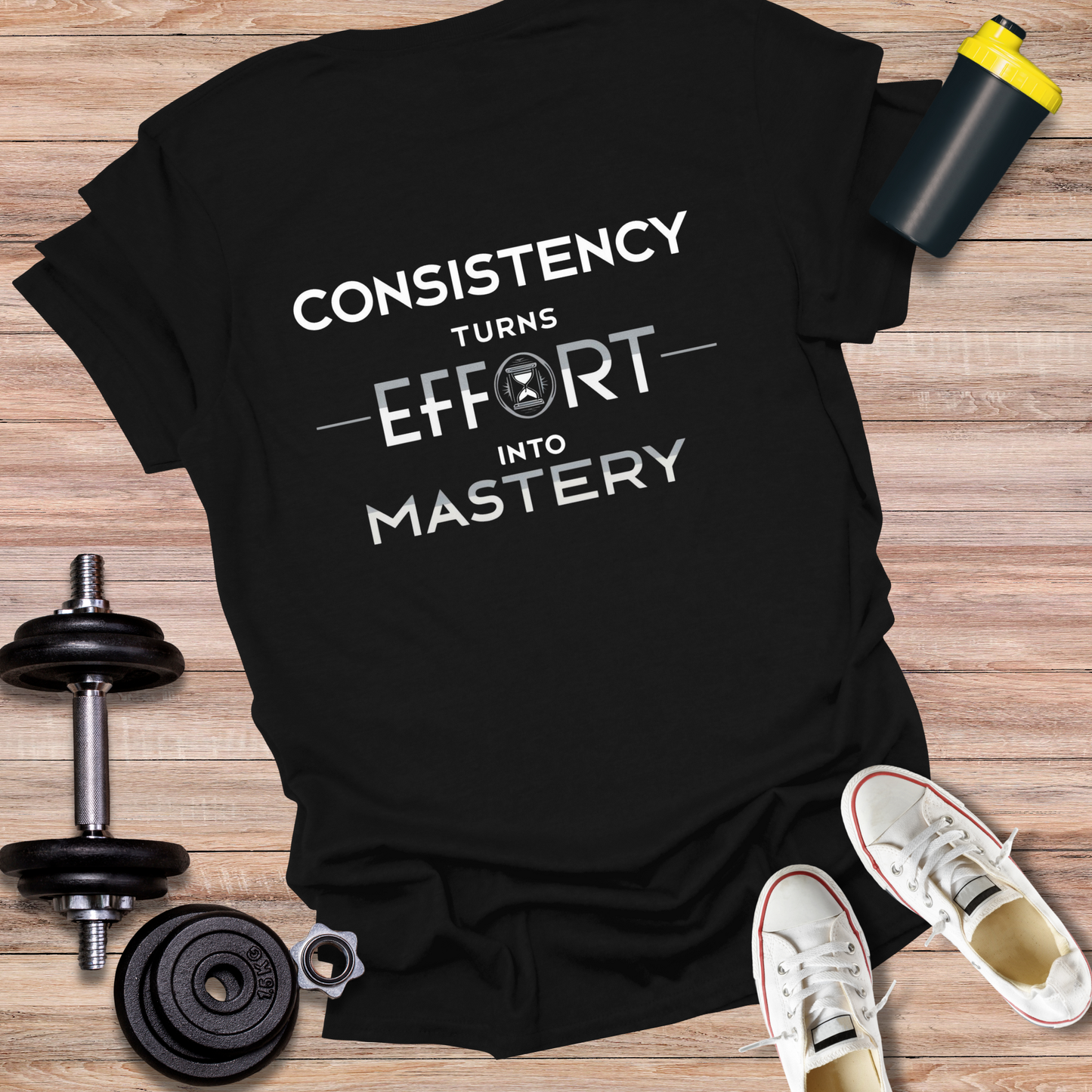 StoicLift Unisex Softstyle T-Shirt – "Consistency turns effort into mastery."