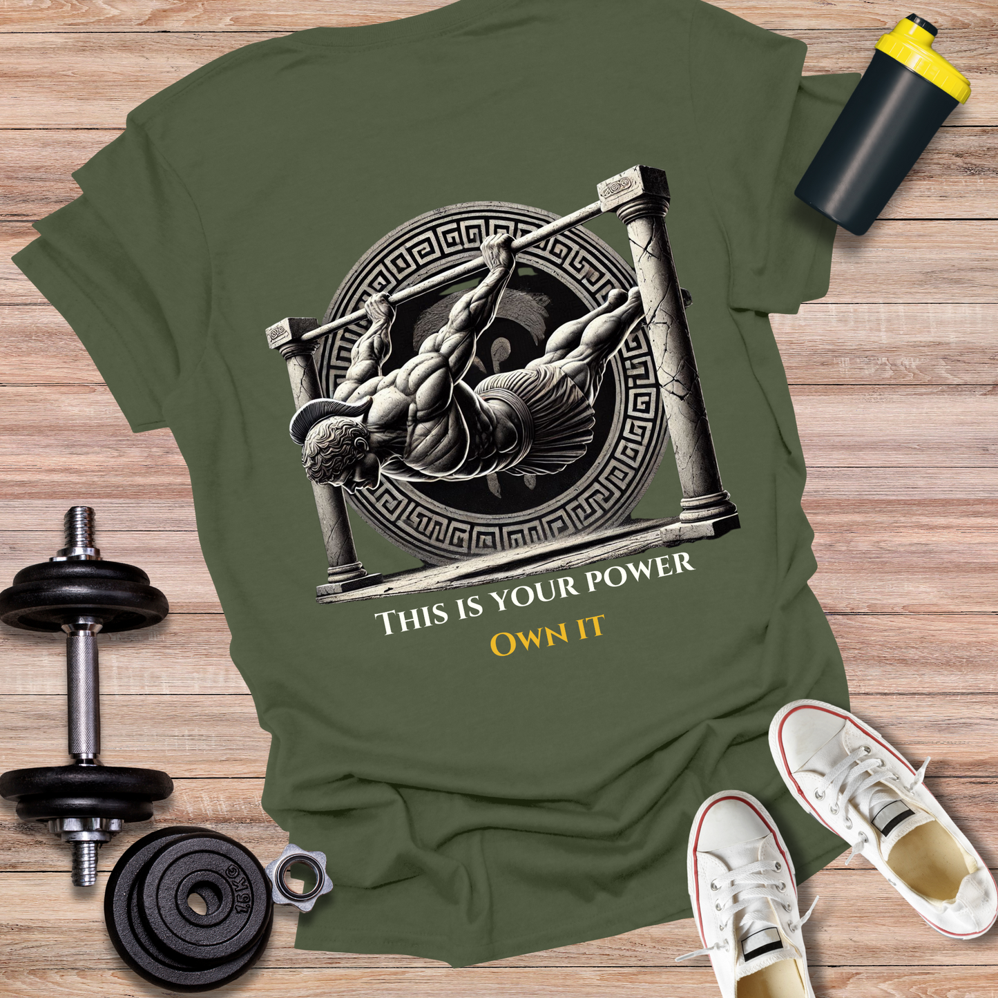 StoicLift Unisex Softstyle T-Shirt – "This is your power. Own it."