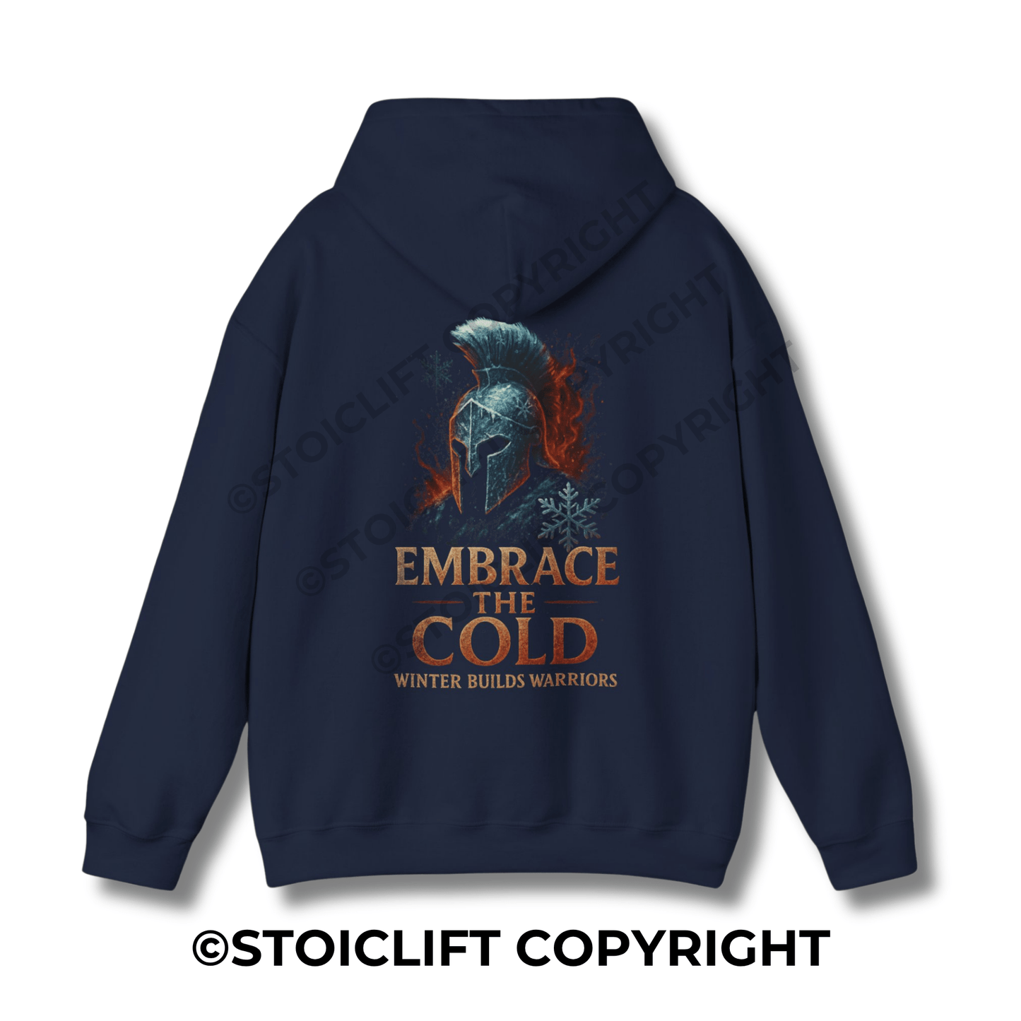 StoicLift Heavy Blend Hoodie - "Embrace the cold."