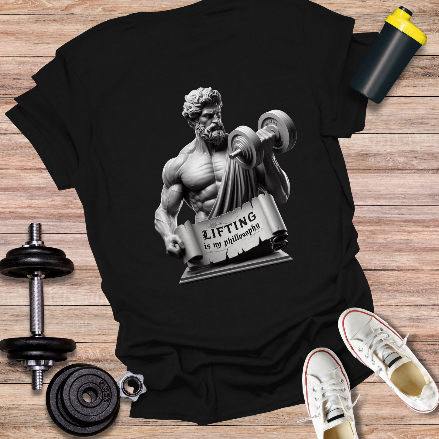 StoicLift Unisex Softstyle T-Shirt – "Lifting is my philosophy."
