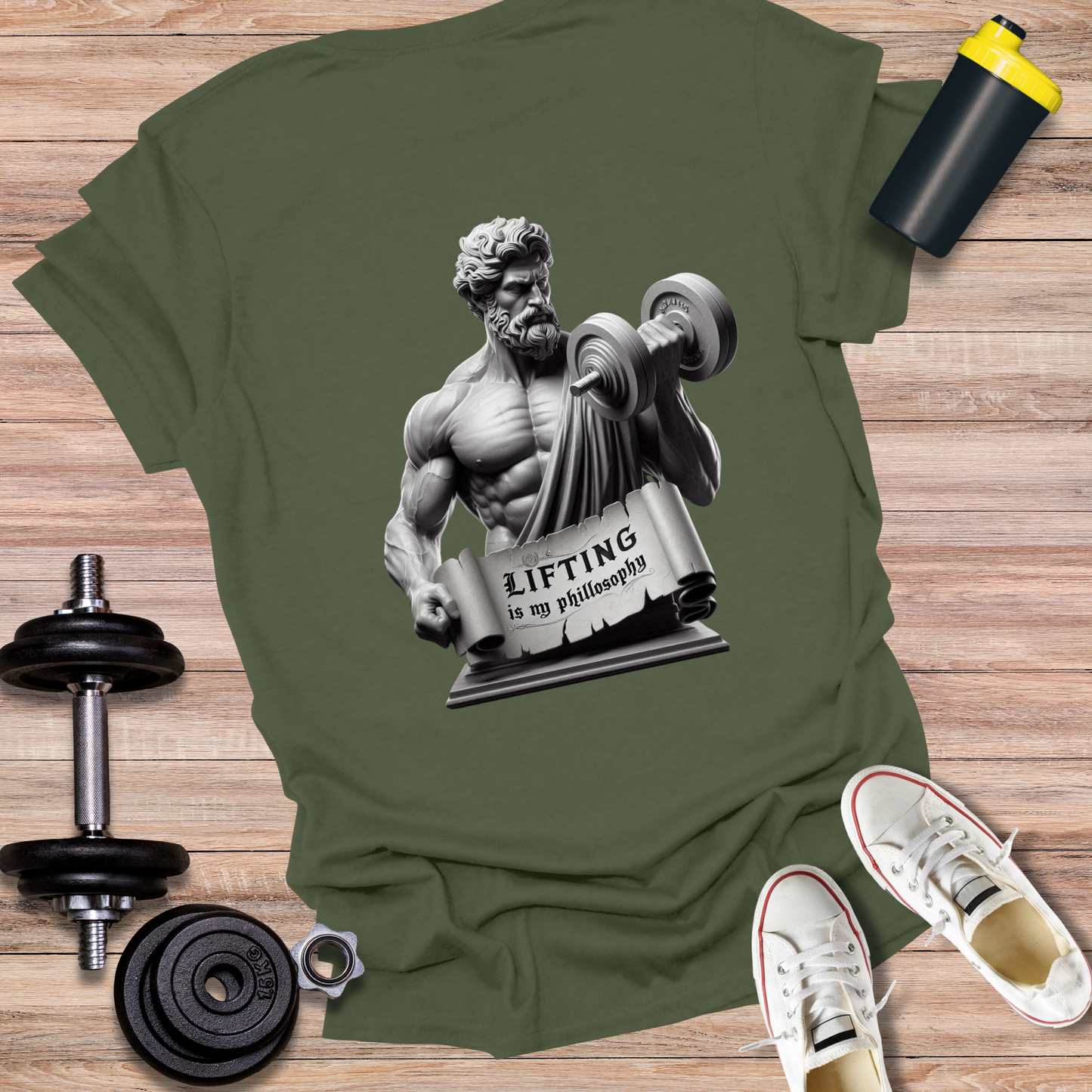 StoicLift Unisex Softstyle T-Shirt – "Lifting is my philosophy."
