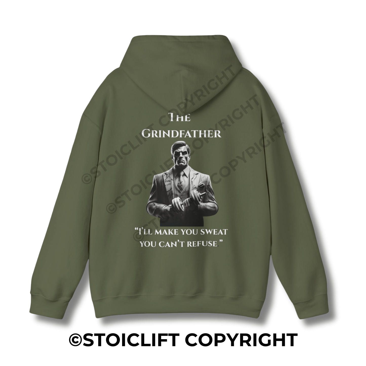 StoicLift Heavy Blend Hoodie - "The Grindfather"