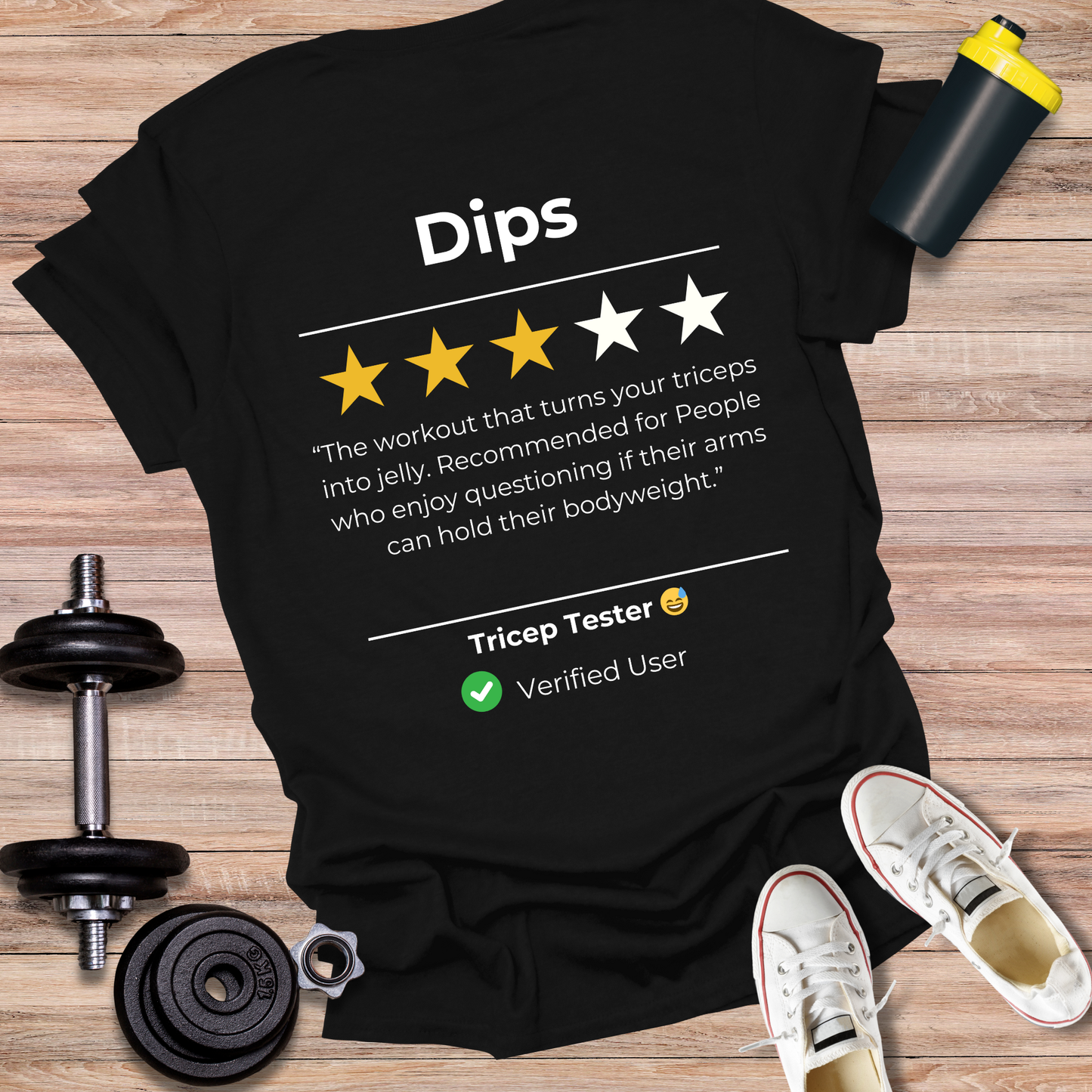 StoicLift Unisex Softstyle T-Shirt – "Dips"