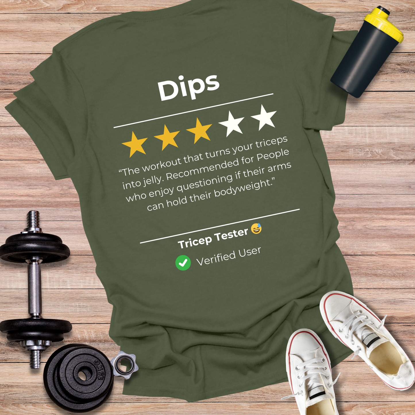StoicLift Unisex Softstyle T-Shirt – "Dips"
