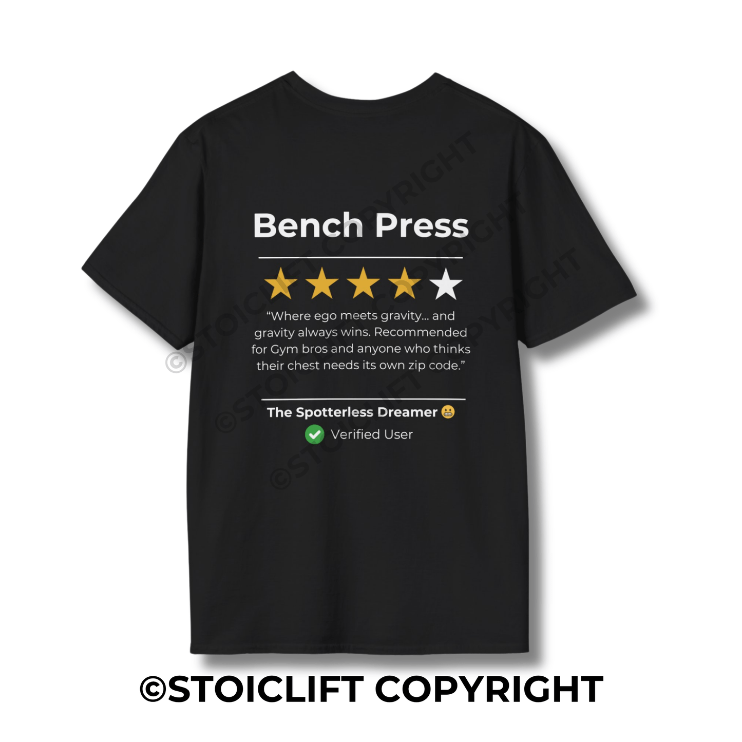 StoicLift Unisex Softstyle T-Shirt – "Bench Press"