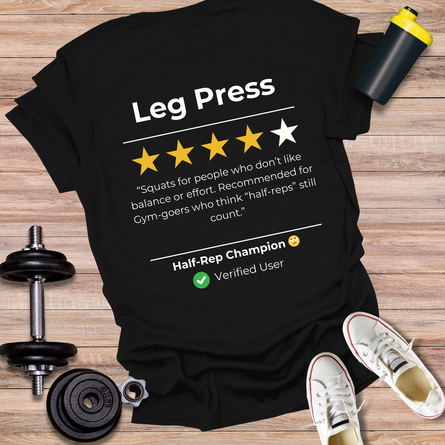 StoicLift Unisex Softstyle T-Shirt – "Leg Press"