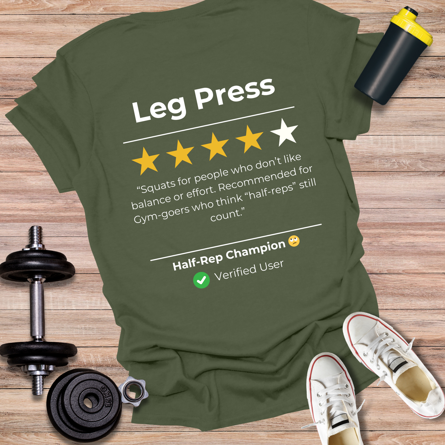 StoicLift Unisex Softstyle T-Shirt – "Leg Press"