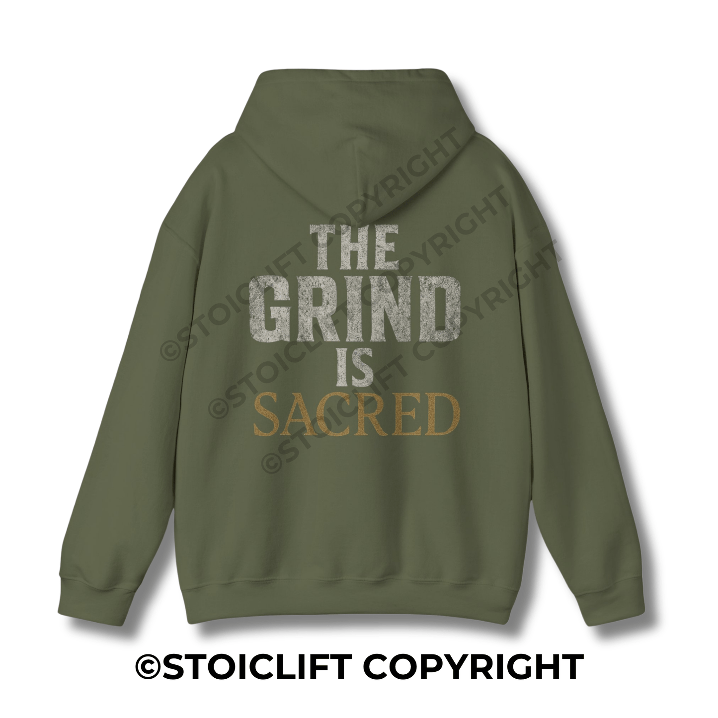 StoicLift Heavy Blend Hoodie - "The grind is sacred."