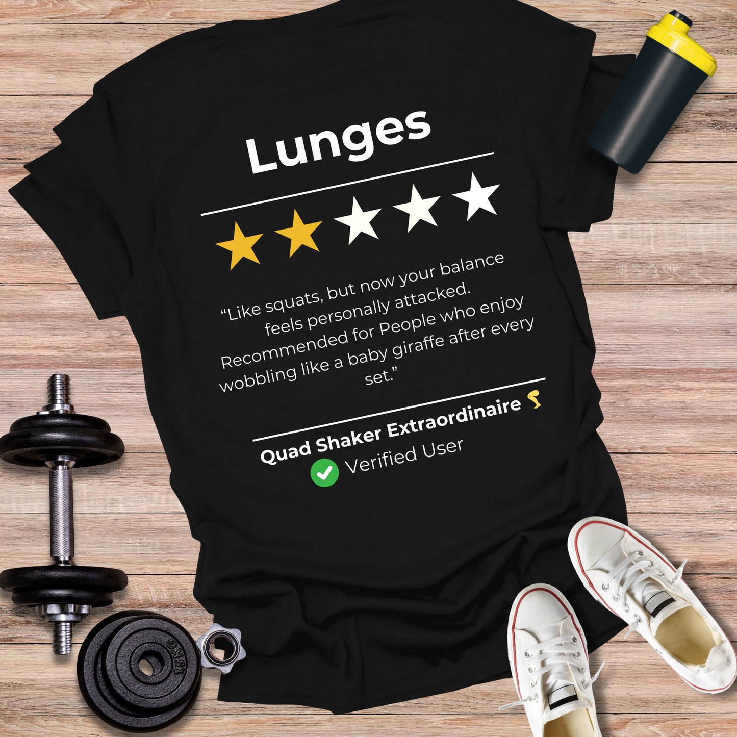 StoicLift Unisex Softstyle T-Shirt – "Lunges"