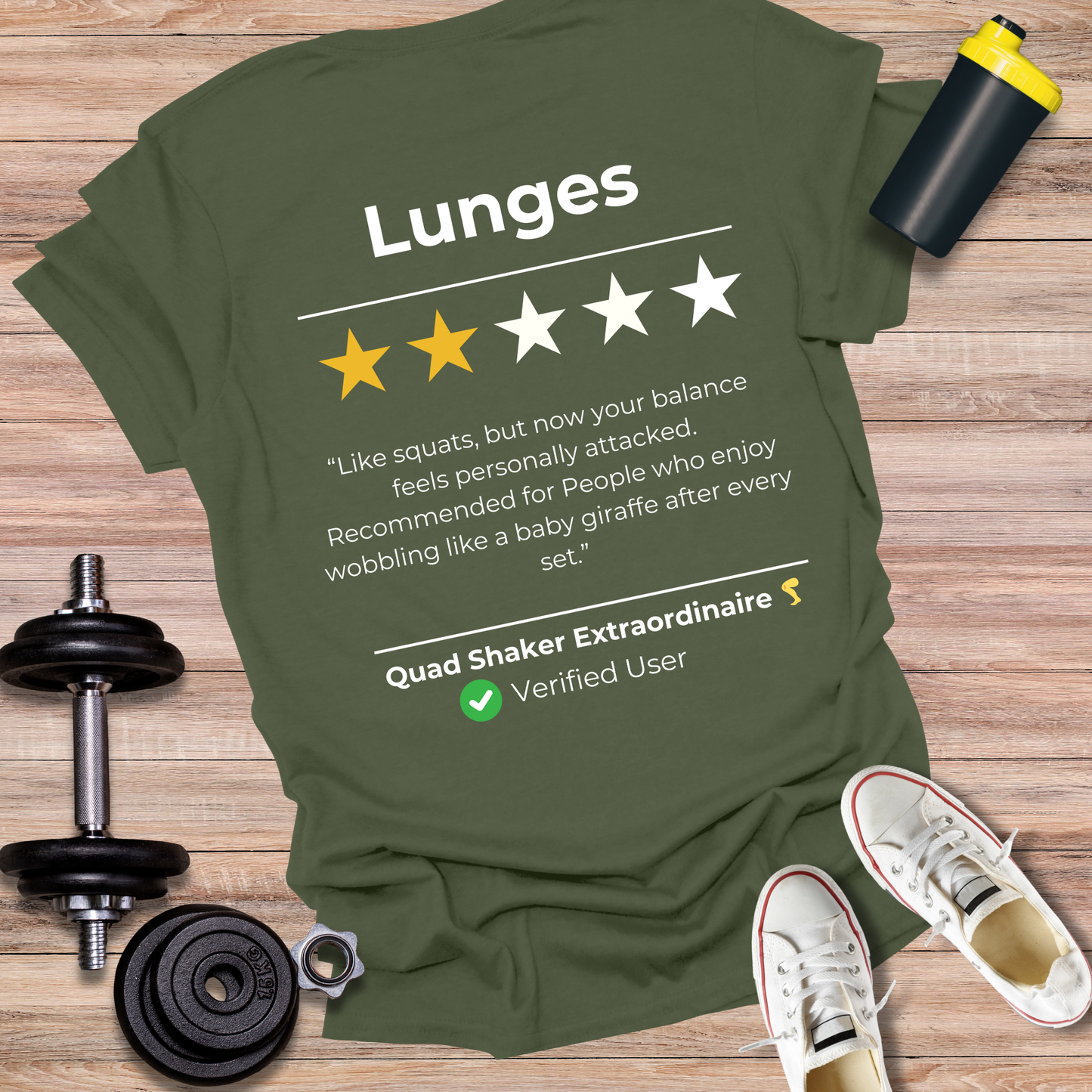 StoicLift Unisex Softstyle T-Shirt – "Lunges"