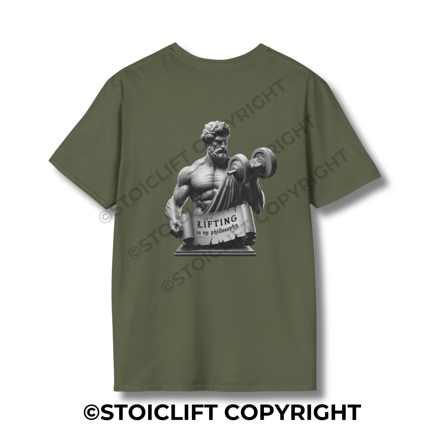 StoicLift Unisex Softstyle T-Shirt – "Lifting is my philosophy."