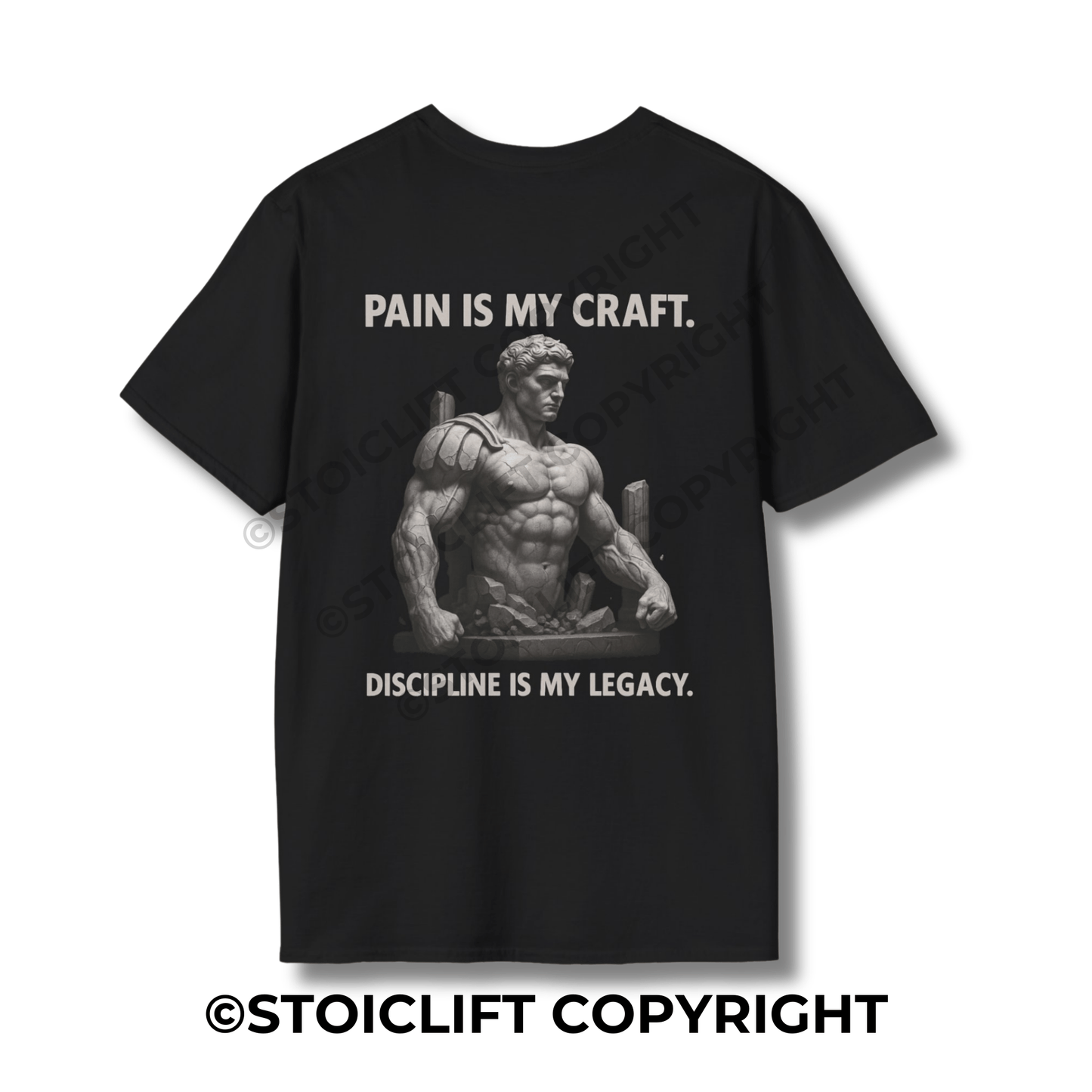 StoicLift Unisex Softstyle T-Shirt – "Pain is my craft."