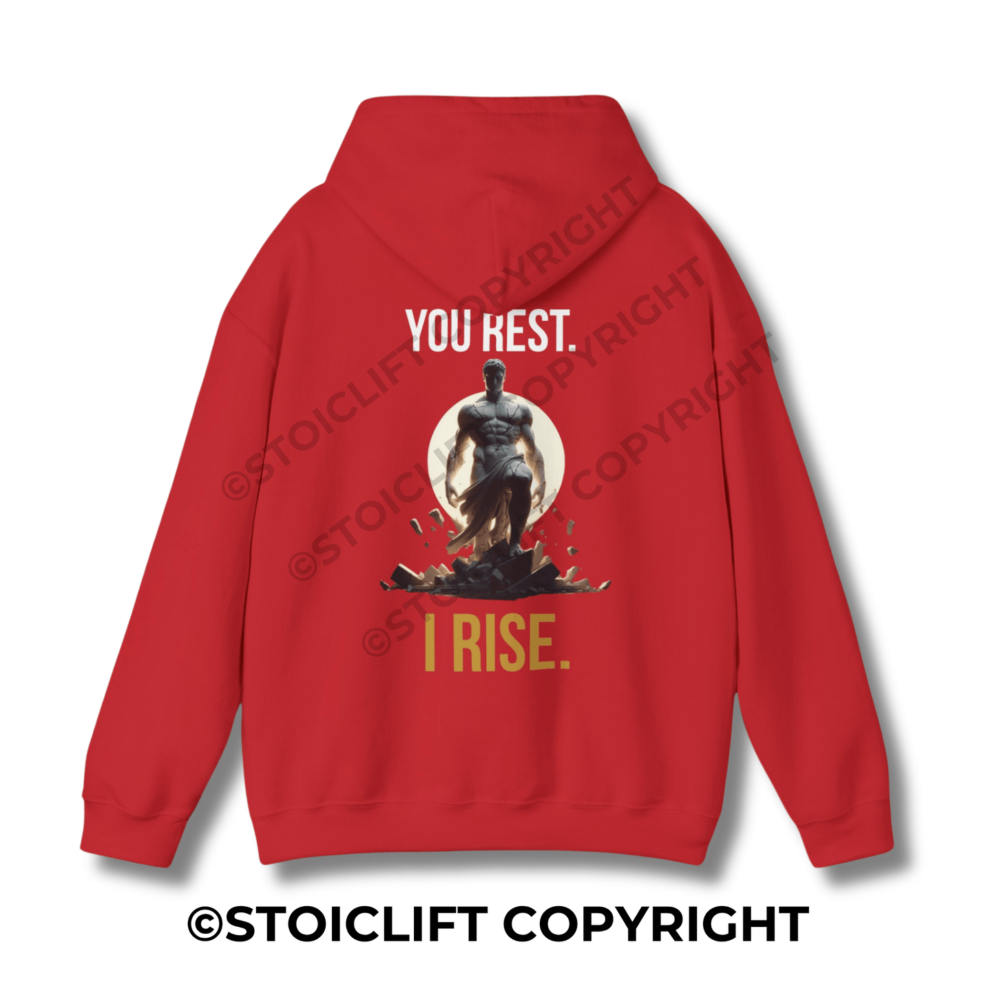 StoicLift Heavy Blend Hoodie - "You rest, I rise."