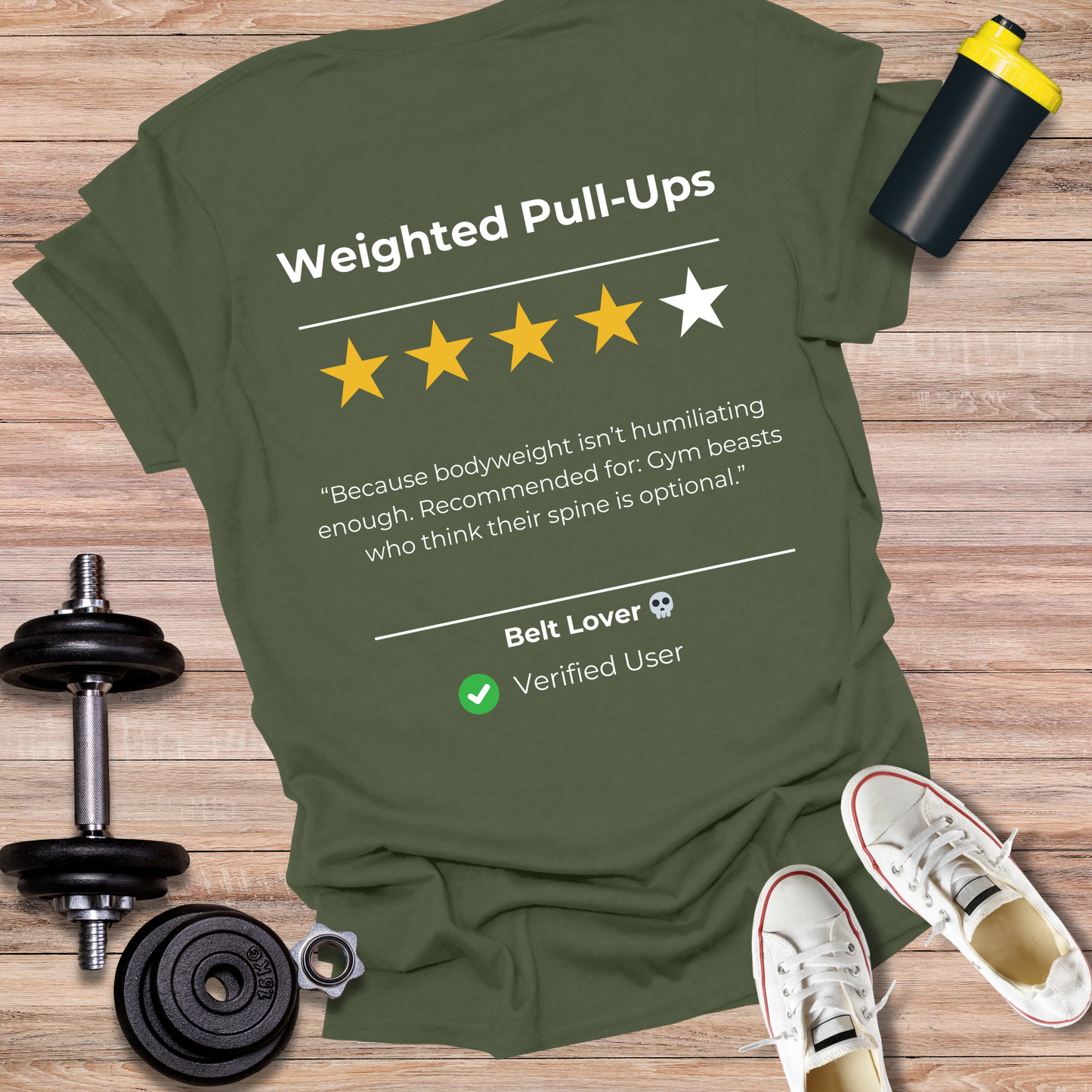 StoicLift Unisex Softstyle T-Shirt – "Weighted Pull-Ups"