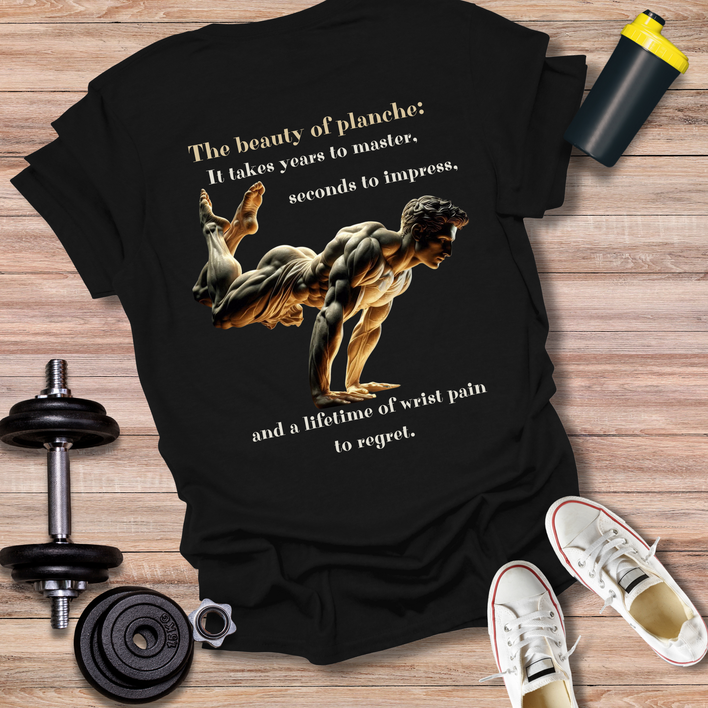 StoicLift Unisex Softstyle T-Shirt – "The beauty of planche"